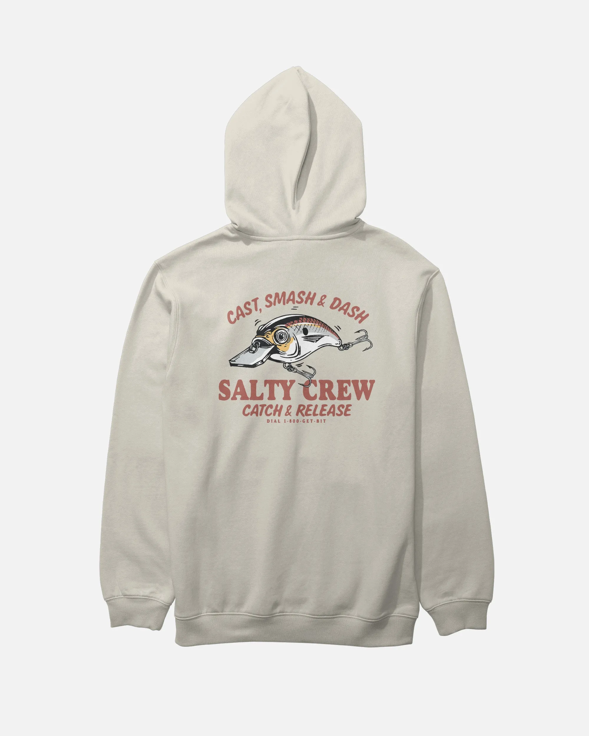 Cast Life Fleece Hoodie - Bone sold by Salty Crew