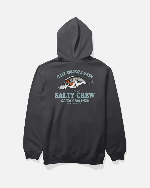 Cast Life Fleece Hoodie - Black sold by Salty Crew