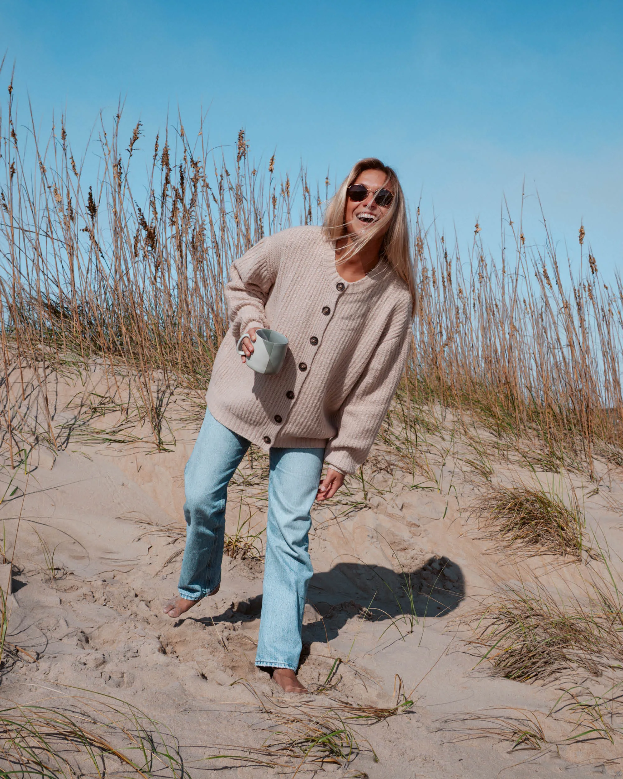 Mariner Cardigan - Oatmeal sold by Salty Crew product image thumbnail 2