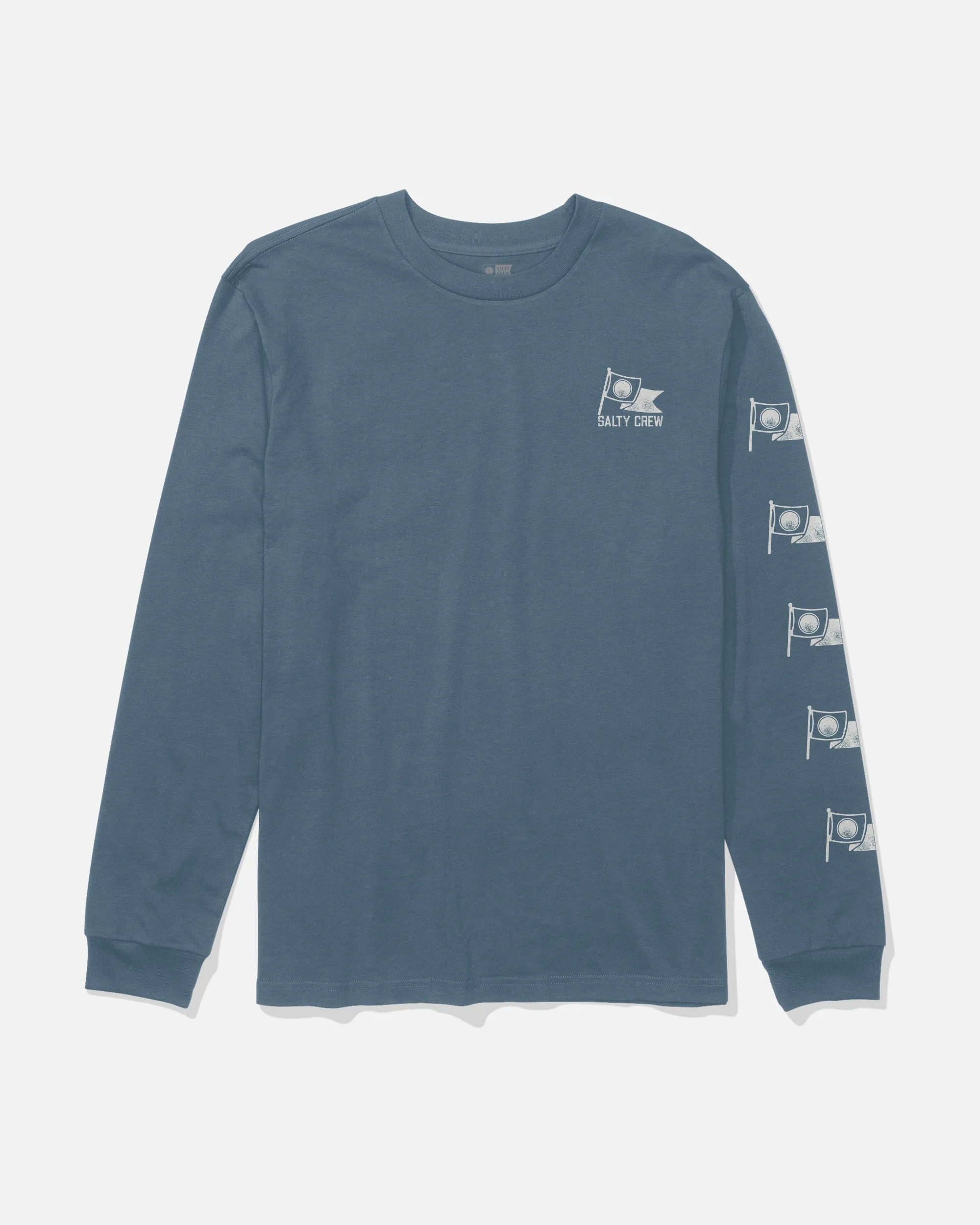 Flag Day Long Sleeve Tee - Slate sold by Salty Crew product image thumbnail 2