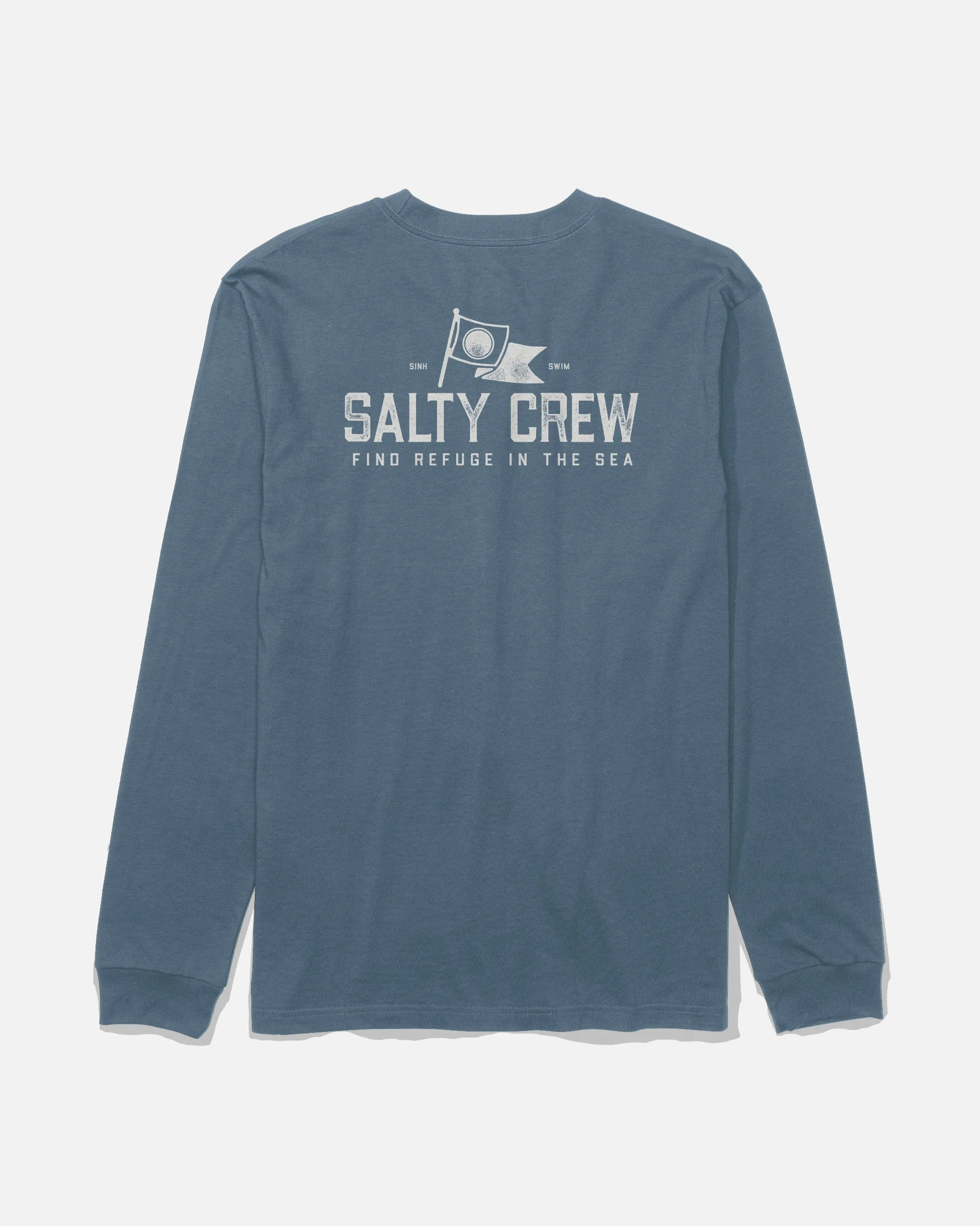Flag Day Long Sleeve Tee - Slate sold by Salty Crew