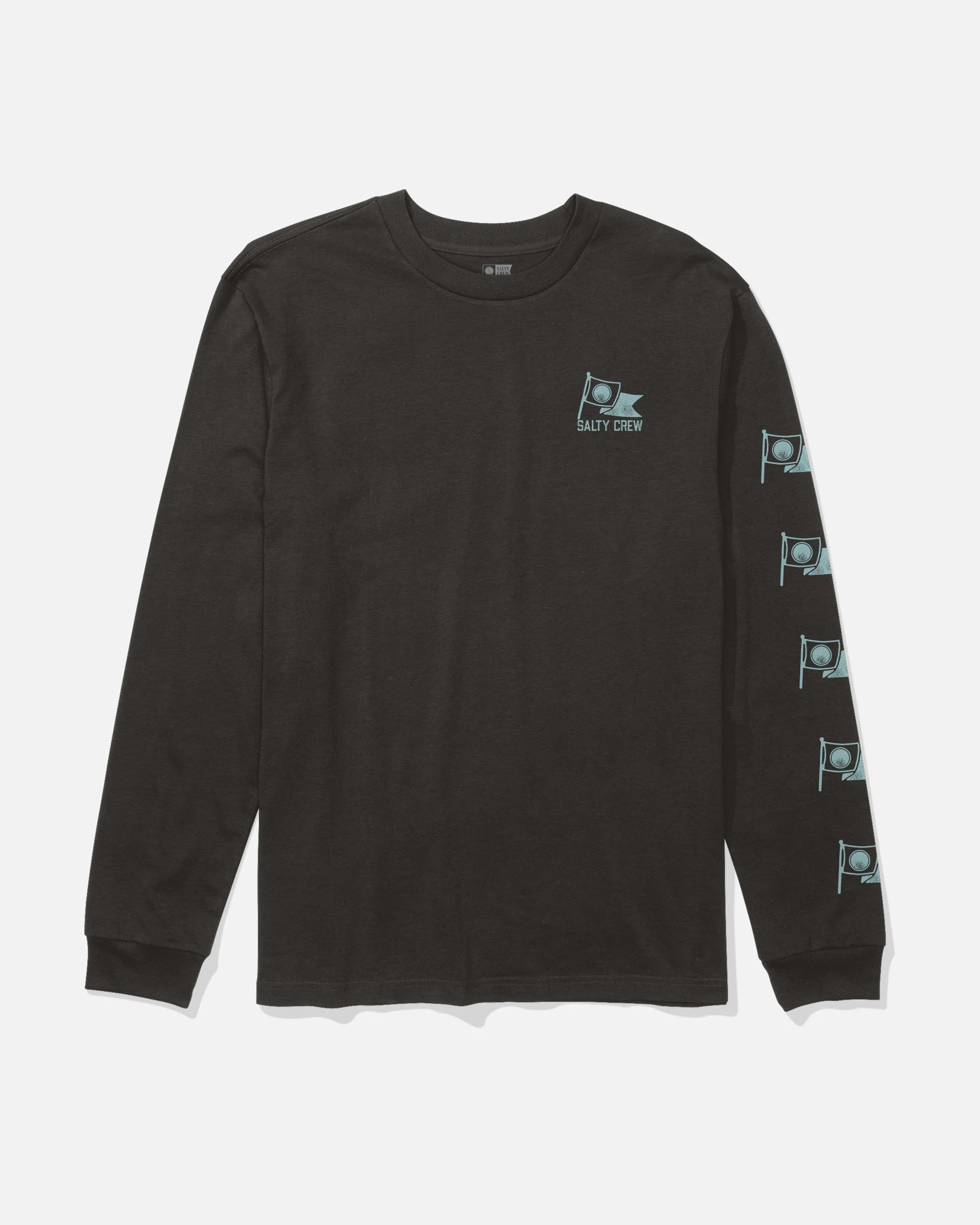 Flag Day Long Sleeve Tee - Black sold by Salty Crew product image thumbnail 2