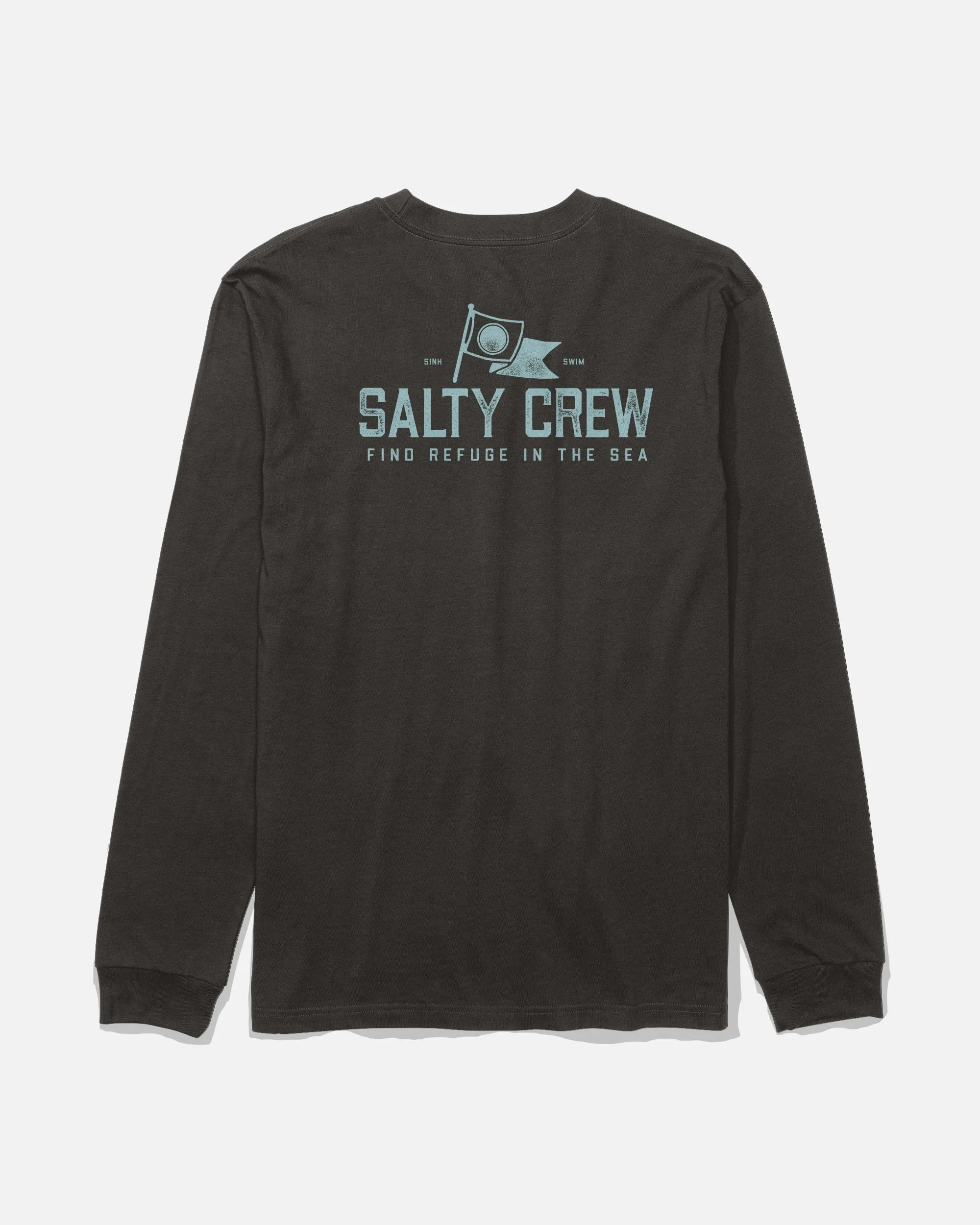 Flag Day Long Sleeve Tee - Black sold by Salty Crew