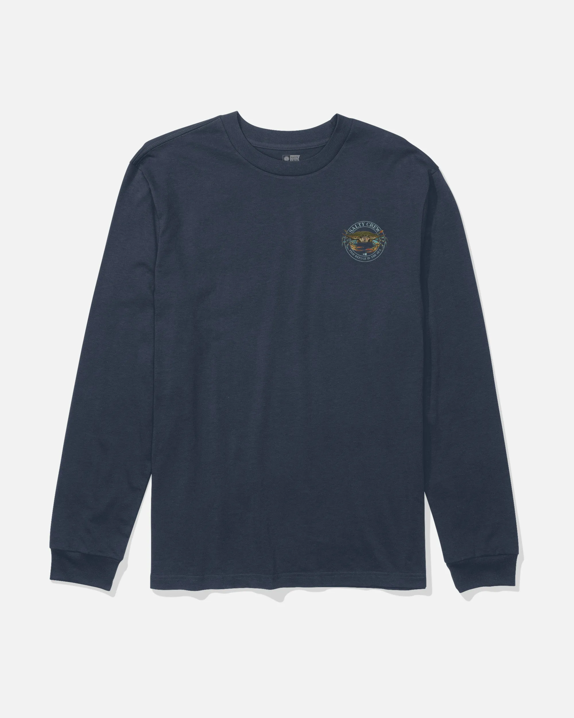 Jimmy Long Sleeve Tee - Navy sold by Salty Crew product image thumbnail 2