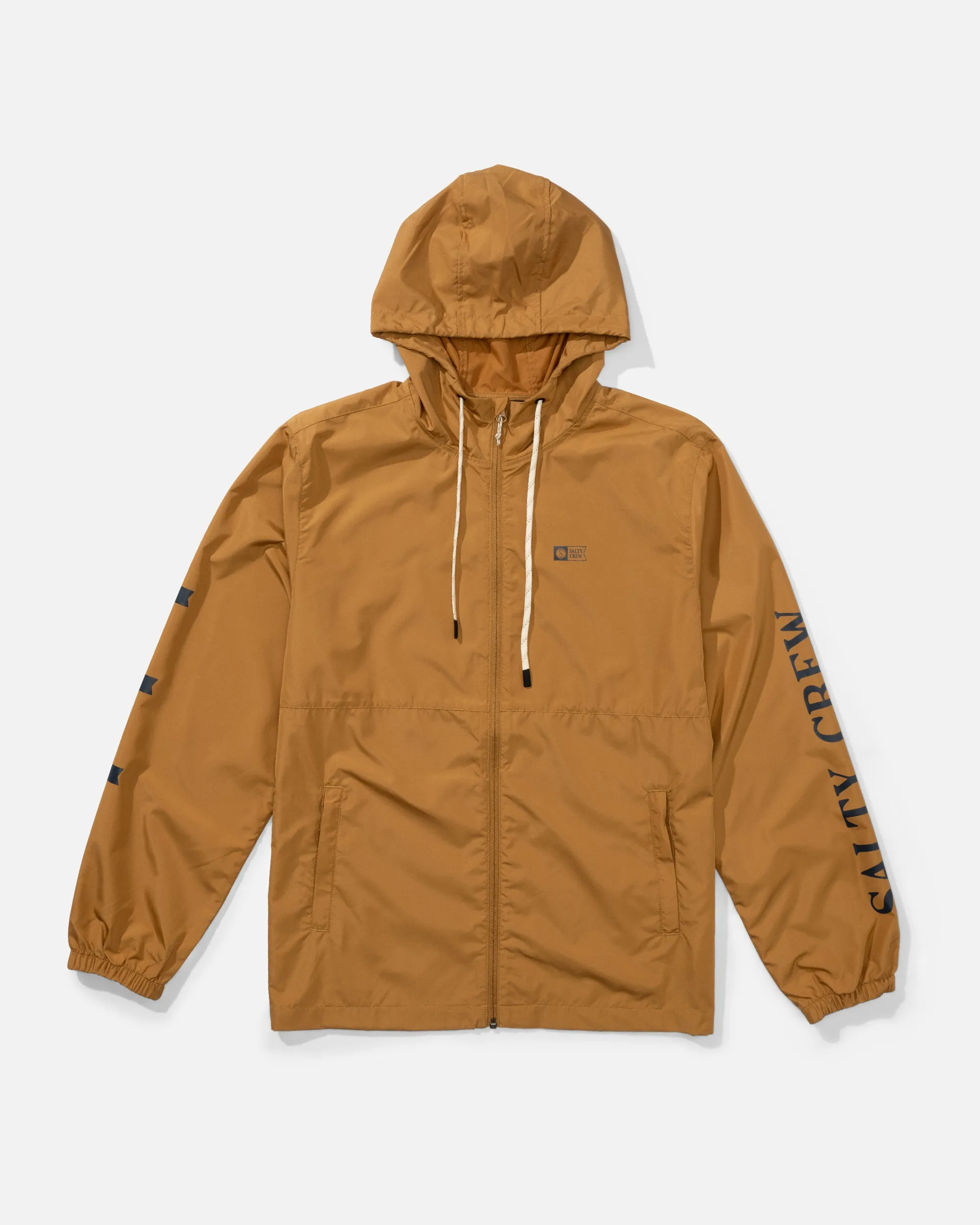 Surface Windbreaker Jacket - Bone Brown sold by Salty Crew