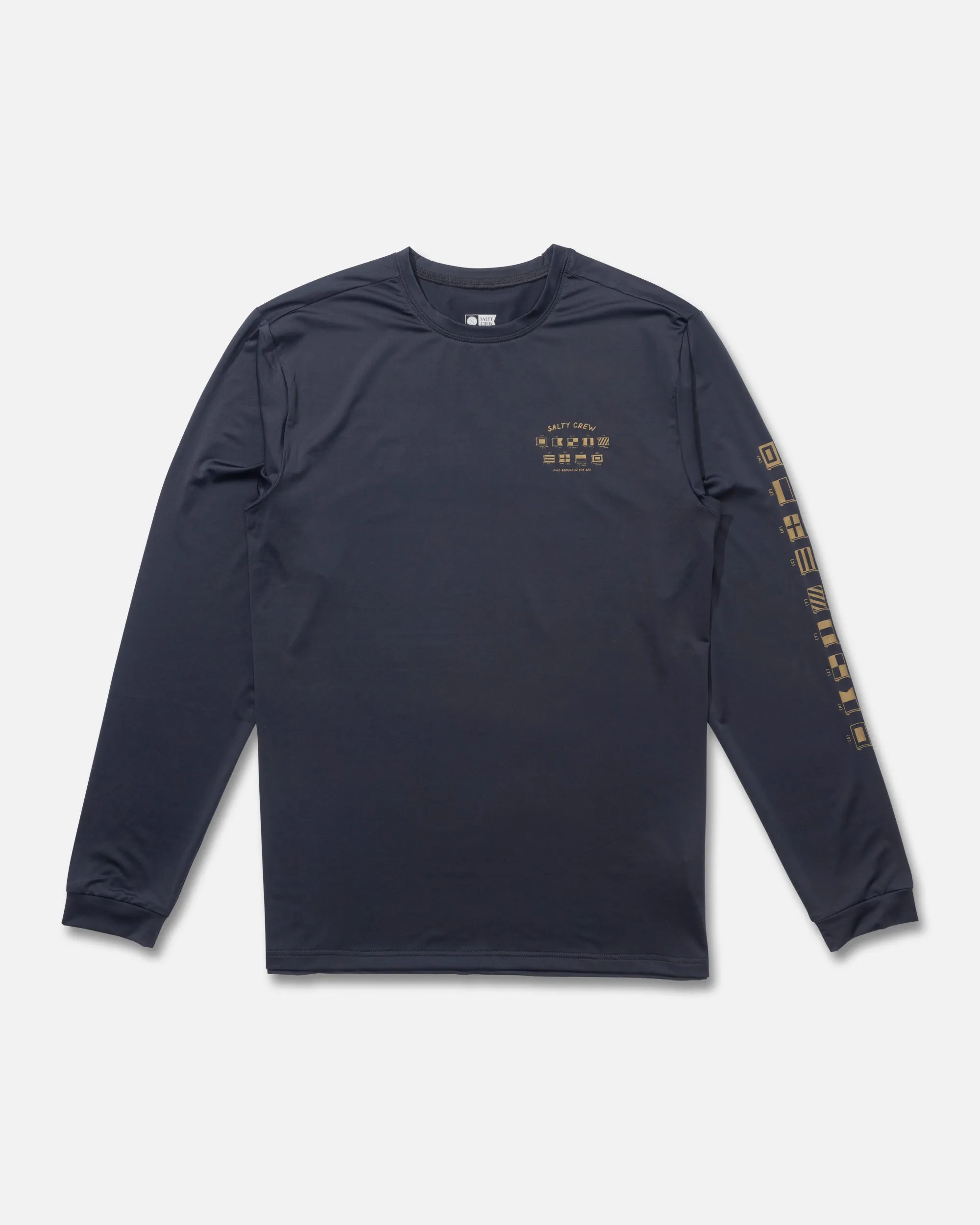 Call Sign Long Sleeve Sunshirt - Charcoal sold by Salty Crew product image thumbnail 2