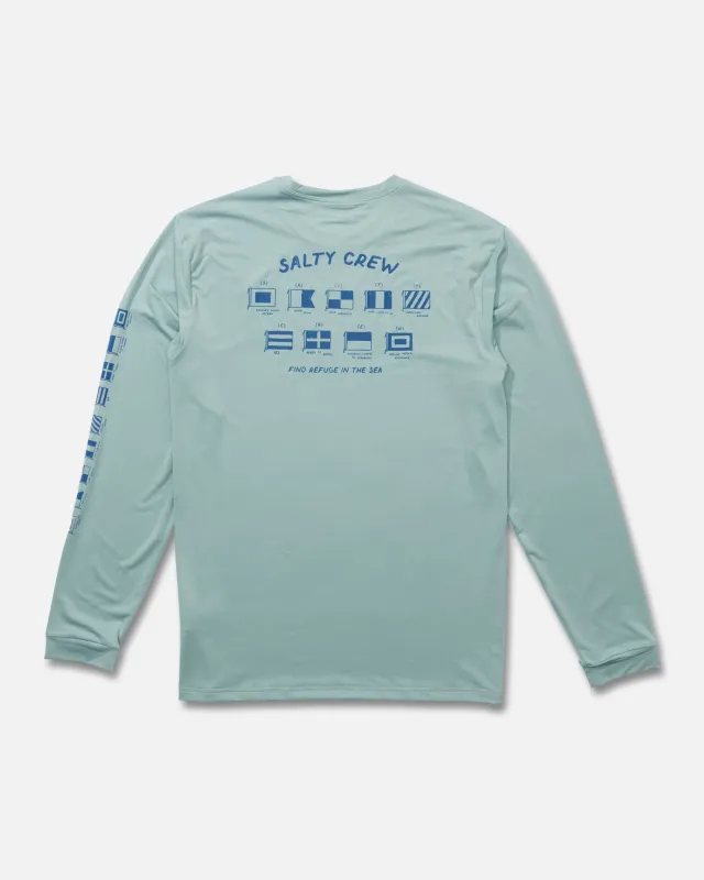 Call Sign Long Sleeve Sunshirt - Marine sold by Salty Crew