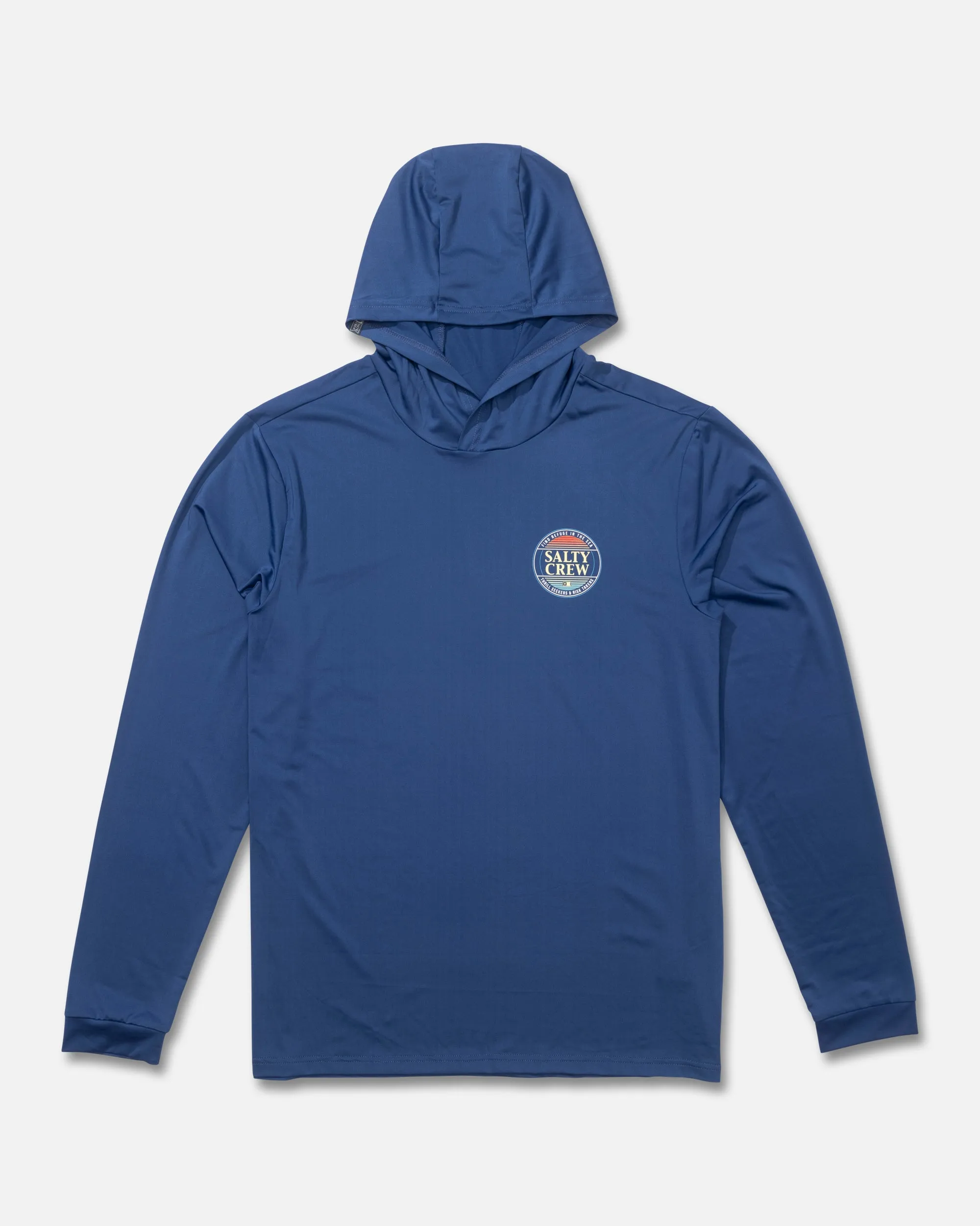 Simple Fade Sunshirt Hoodie - True Navy sold by Salty Crew product image thumbnail 2