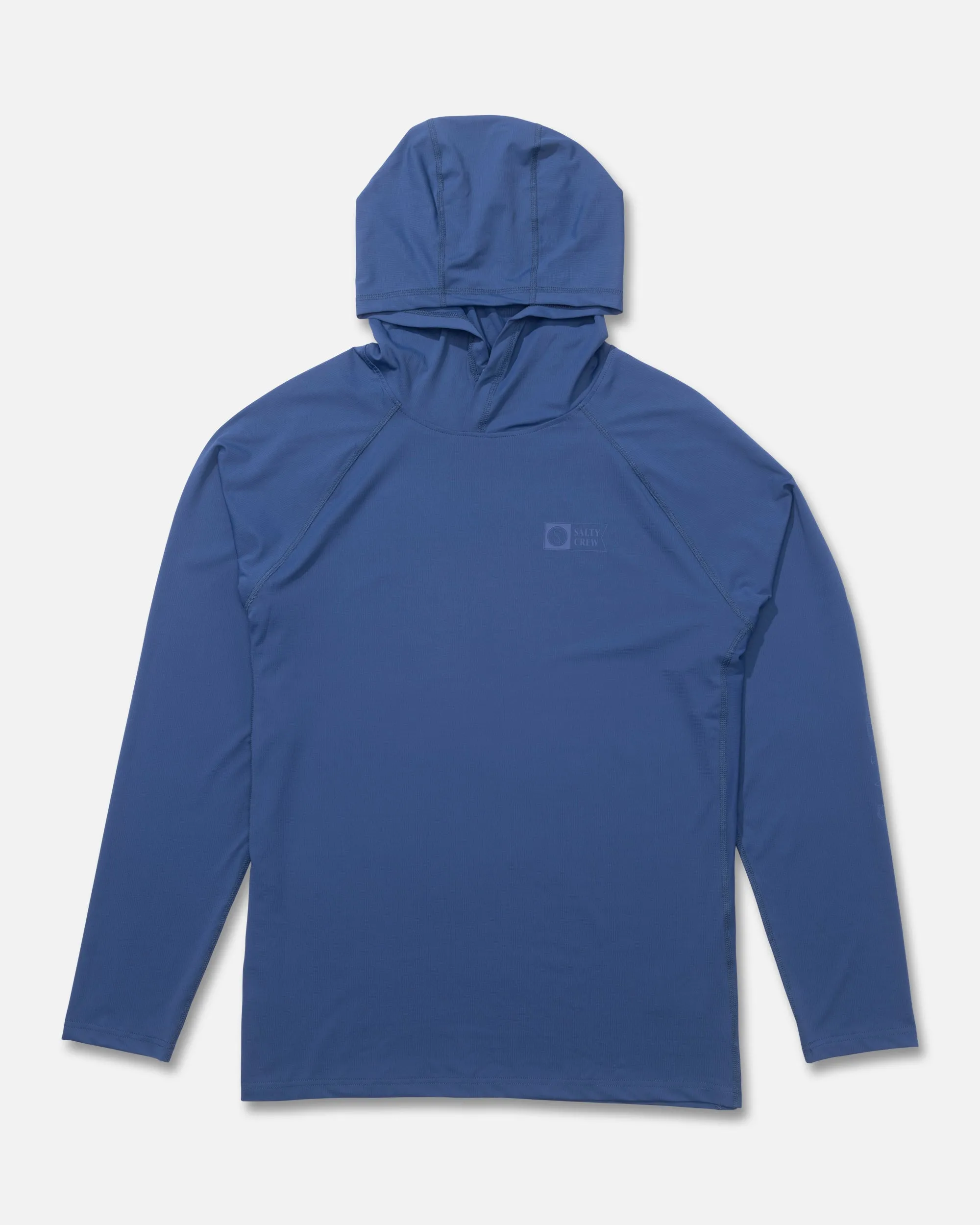 Apex Perforated Sunshirt Hoodie - True Navy sold by Salty Crew