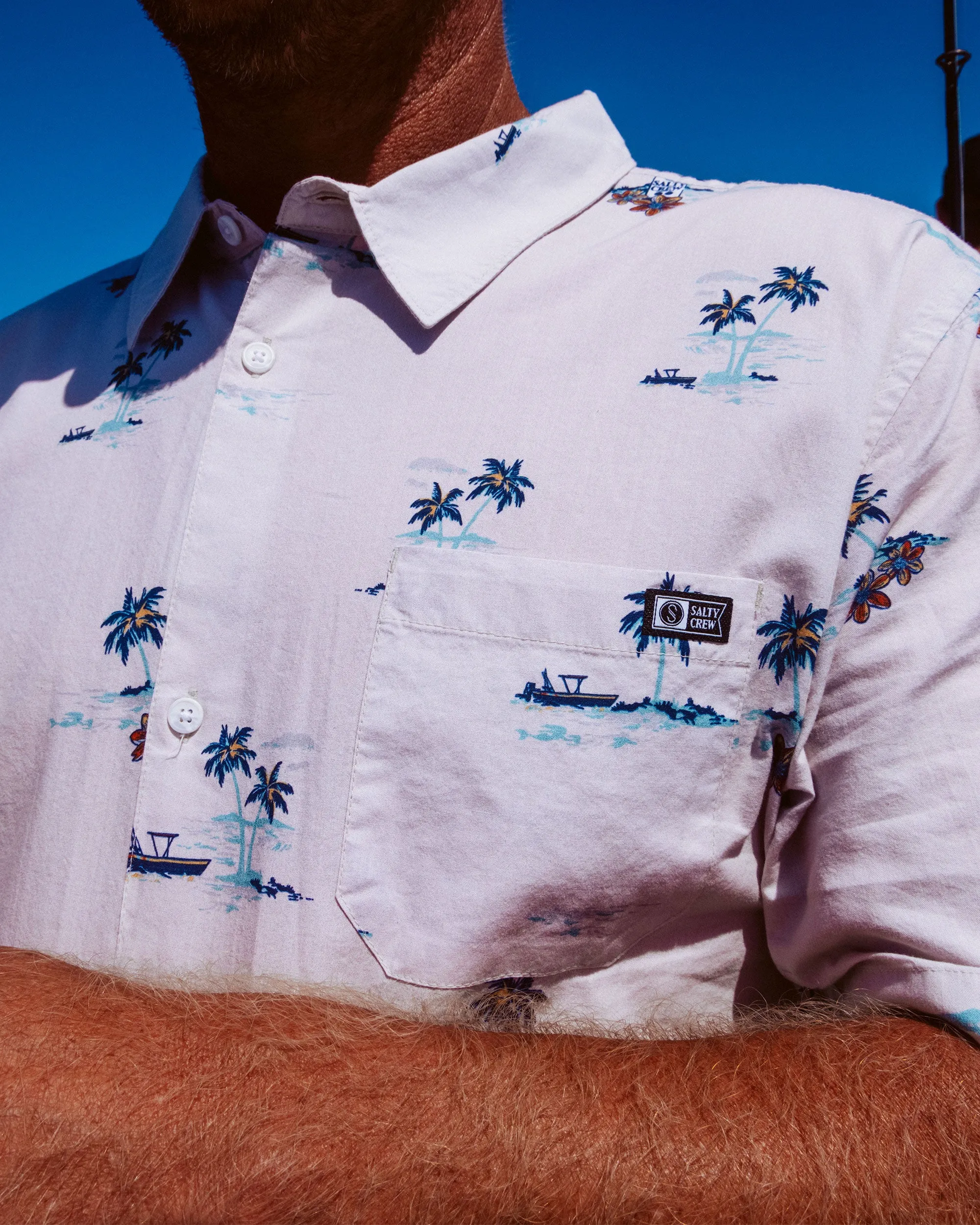 Salty Brew Button Up - Bone sold by Salty Crew product image thumbnail 5