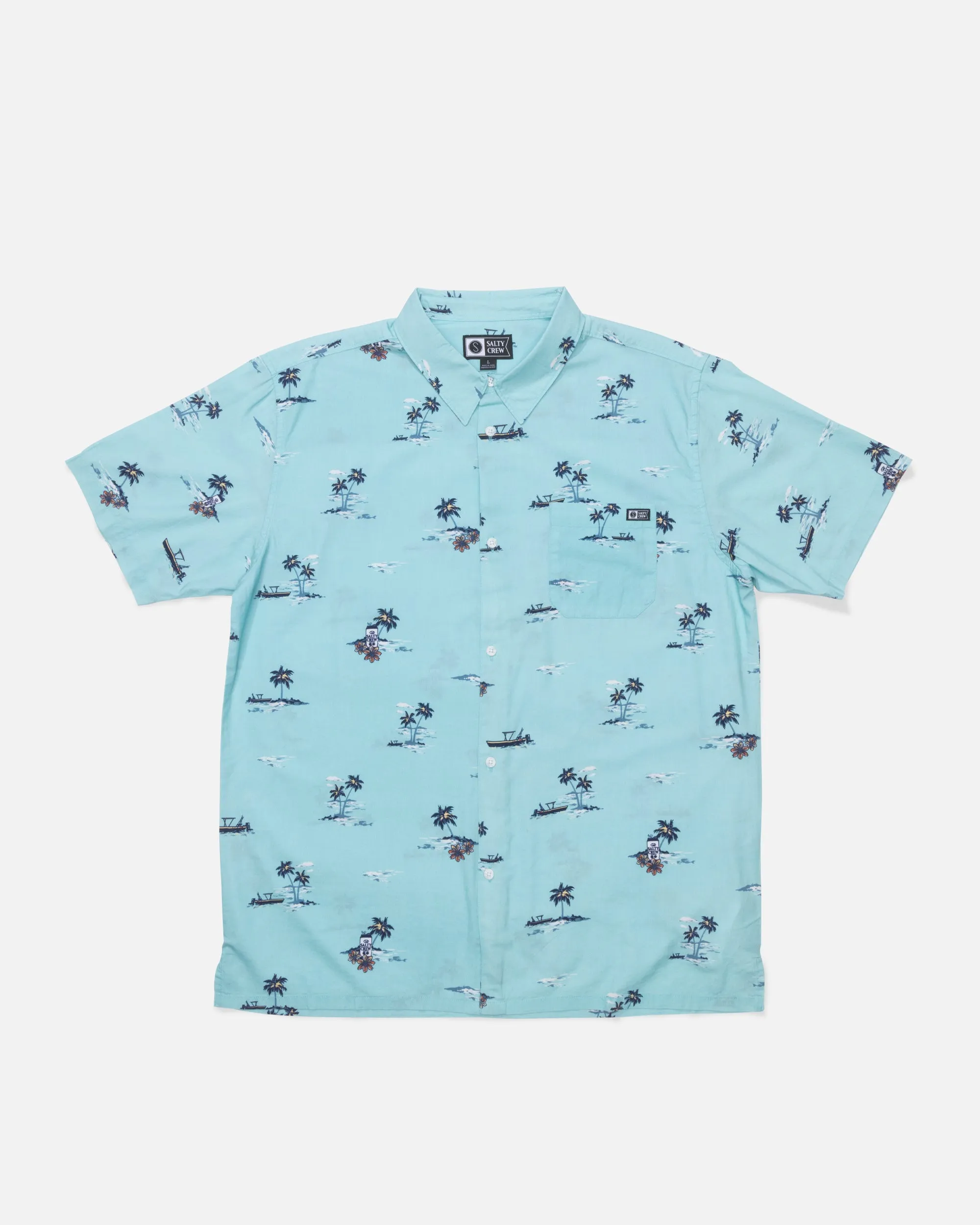 Salty Brew Button Up - Mackerel sold by Salty Crew