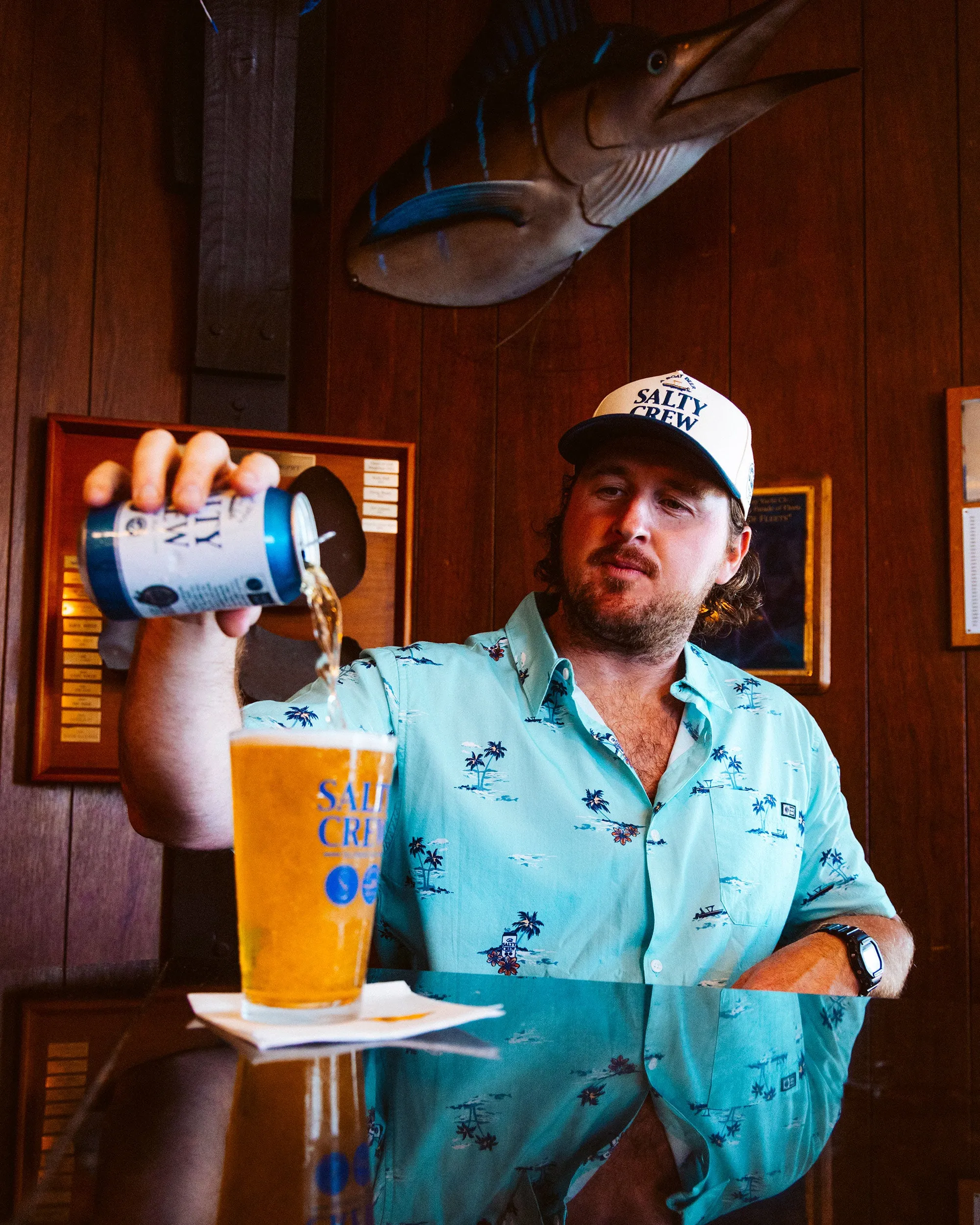 Salty Brew Button Up - Mackerel sold by Salty Crew product image thumbnail 4