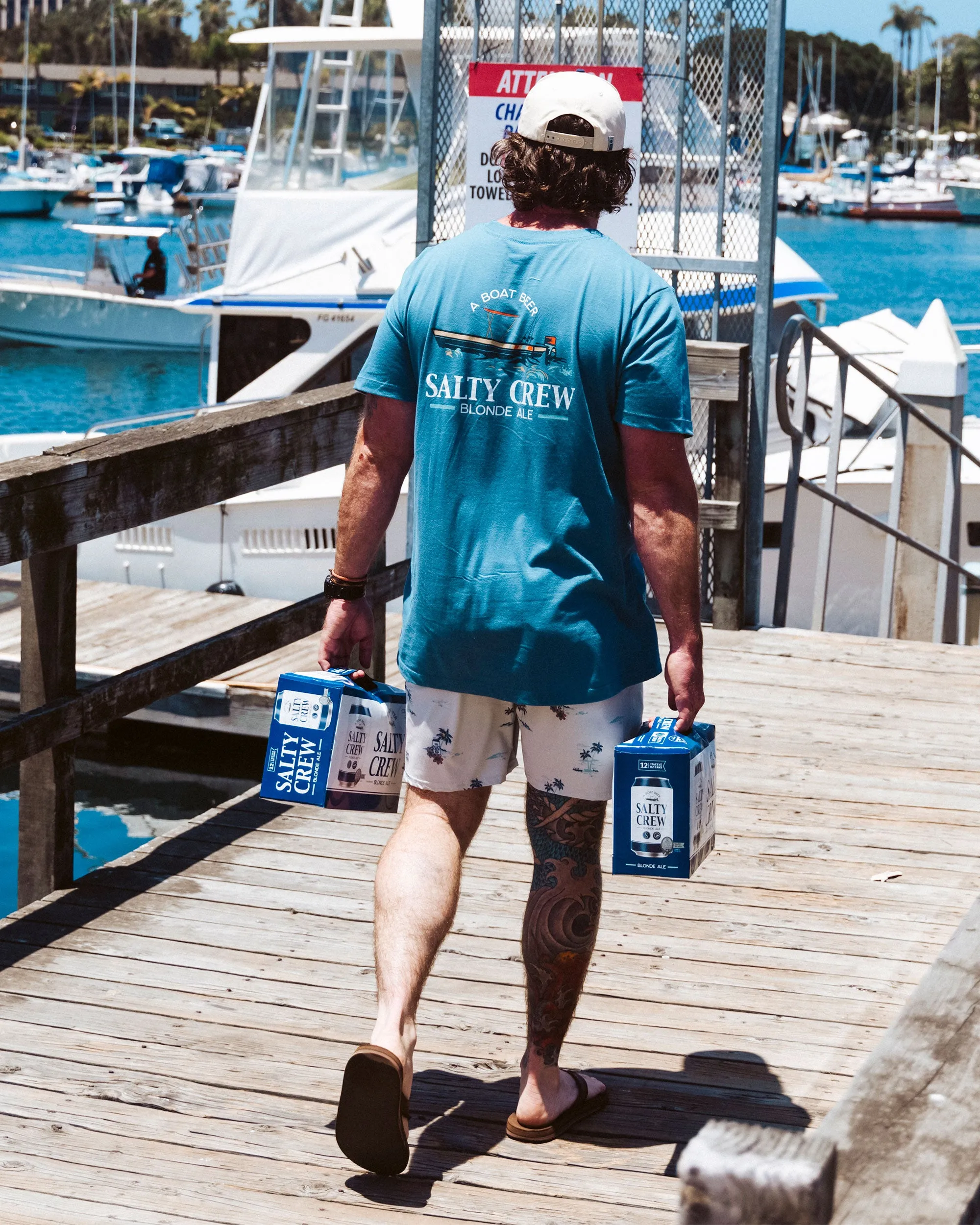 Salty Brew Tee - Slate sold by Salty Crew product image thumbnail 3