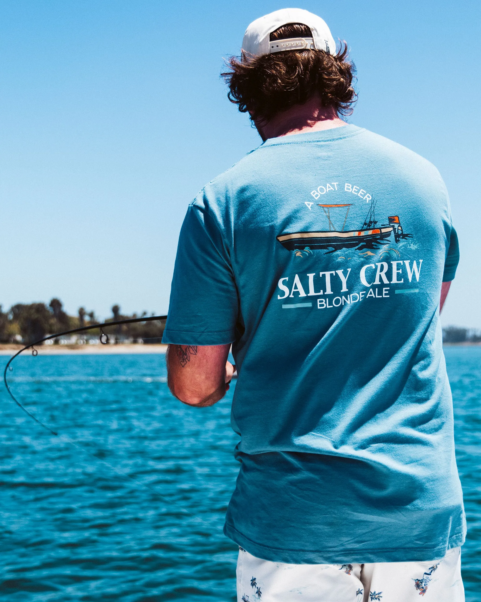 Salty Brew Tee - Slate sold by Salty Crew product image thumbnail 4