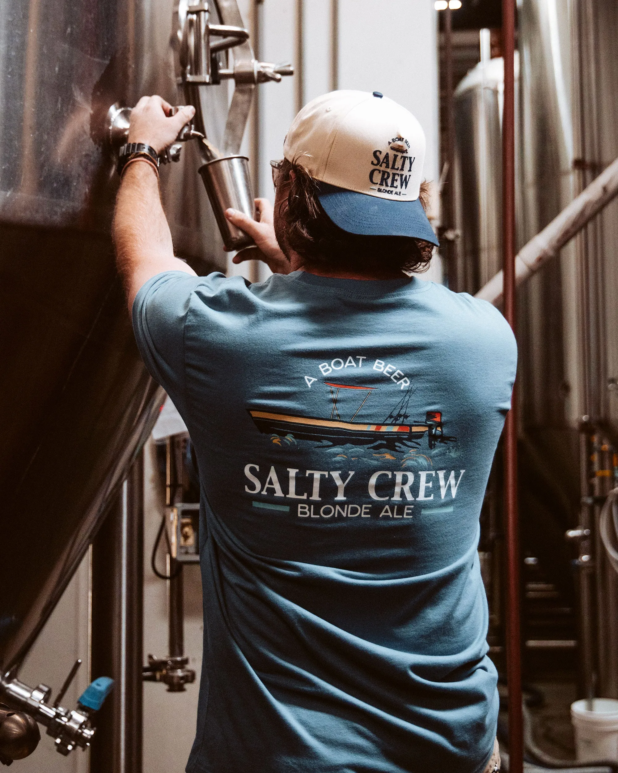 Salty Brew Tee - Slate sold by Salty Crew product image thumbnail 5