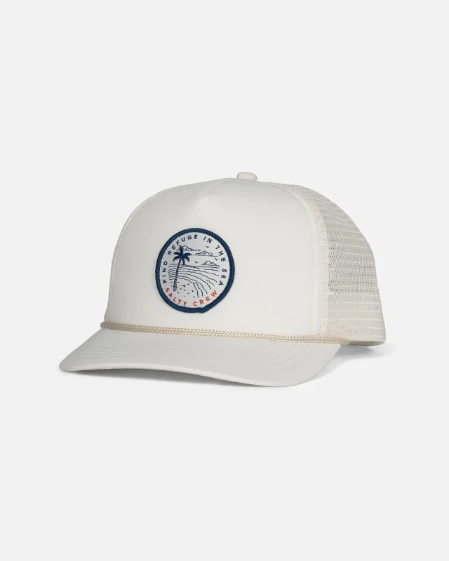 Trophy Foamy Trucker - Off White made by Salty Crew