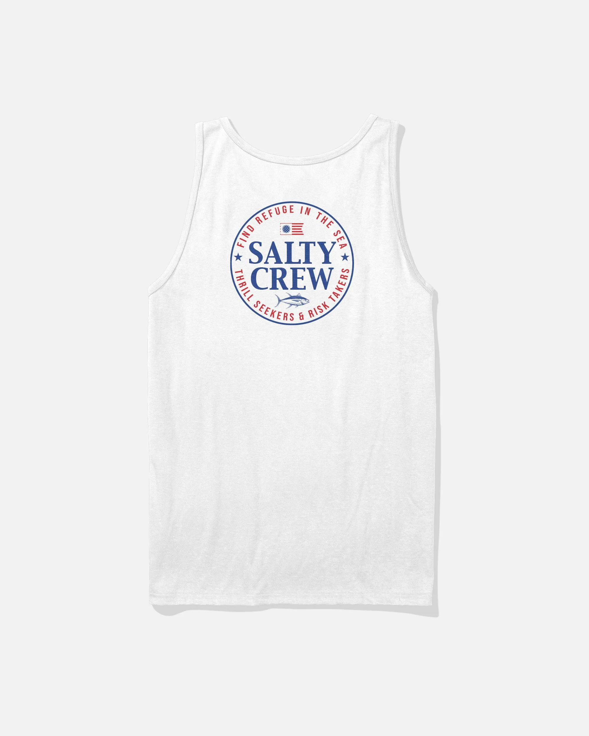 America Legend Tank - White sold by Salty Crew