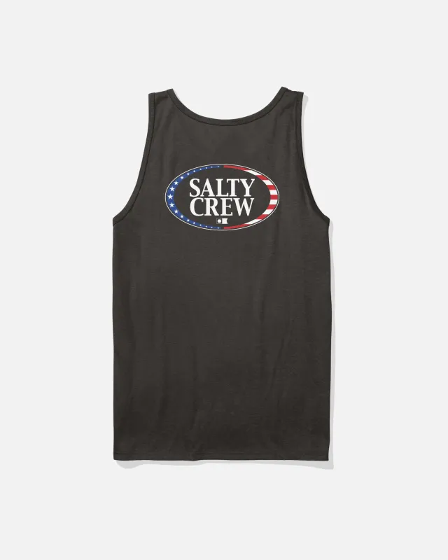 America A-Frame Tank - Black sold by Salty Crew