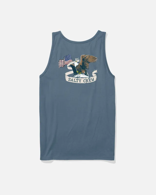 America Eagle Tank - Slate made by Salty Crew