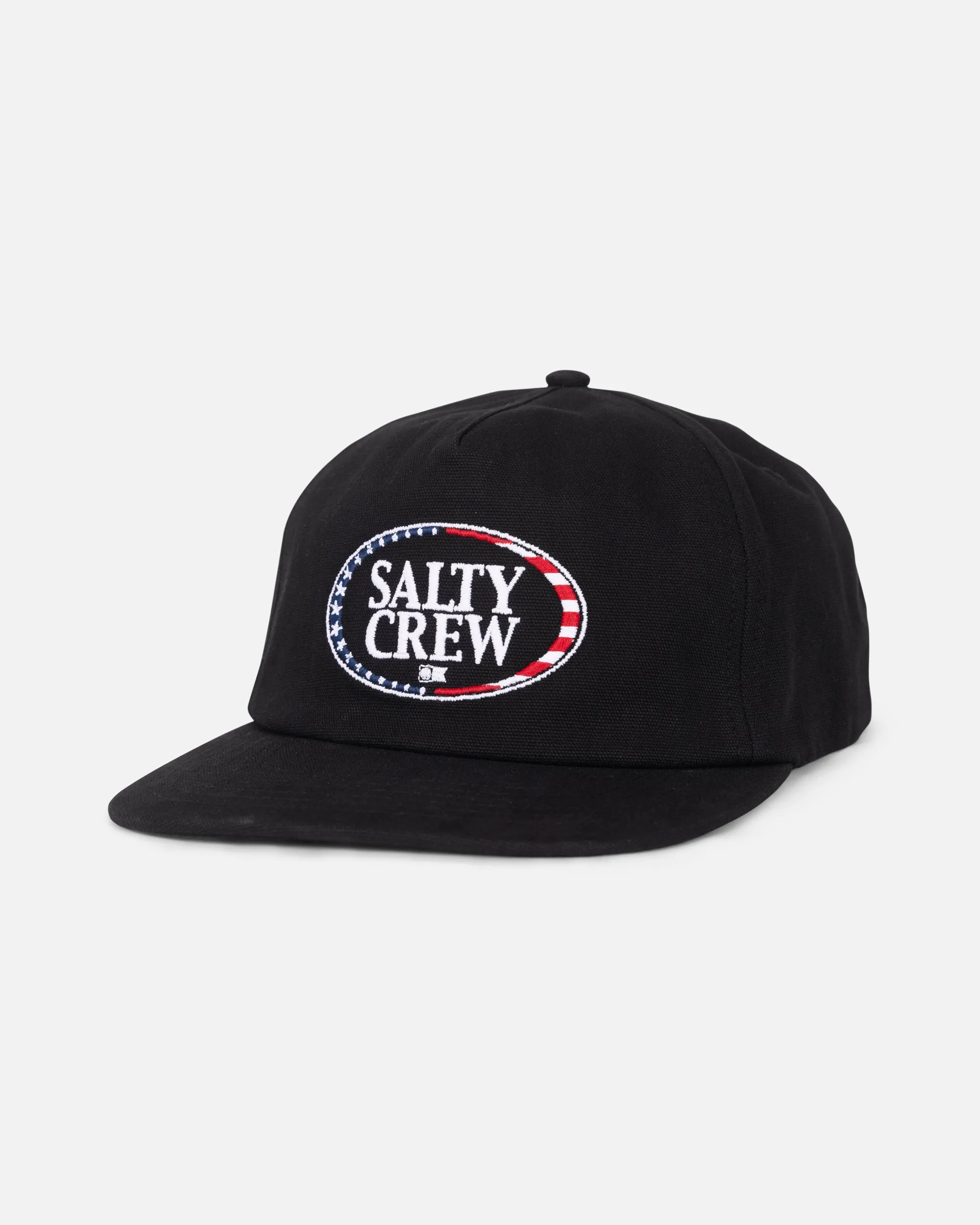 America A-Frame Snapback Hat - Black sold by Salty Crew