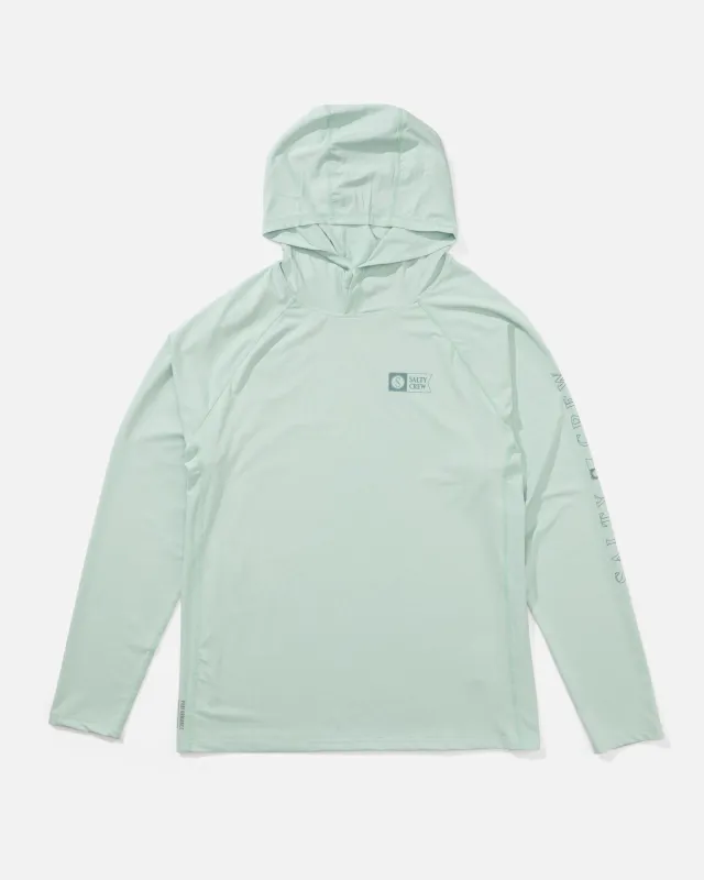 Apex Perforated Sunshirt Hoodie - Marine made by Salty Crew