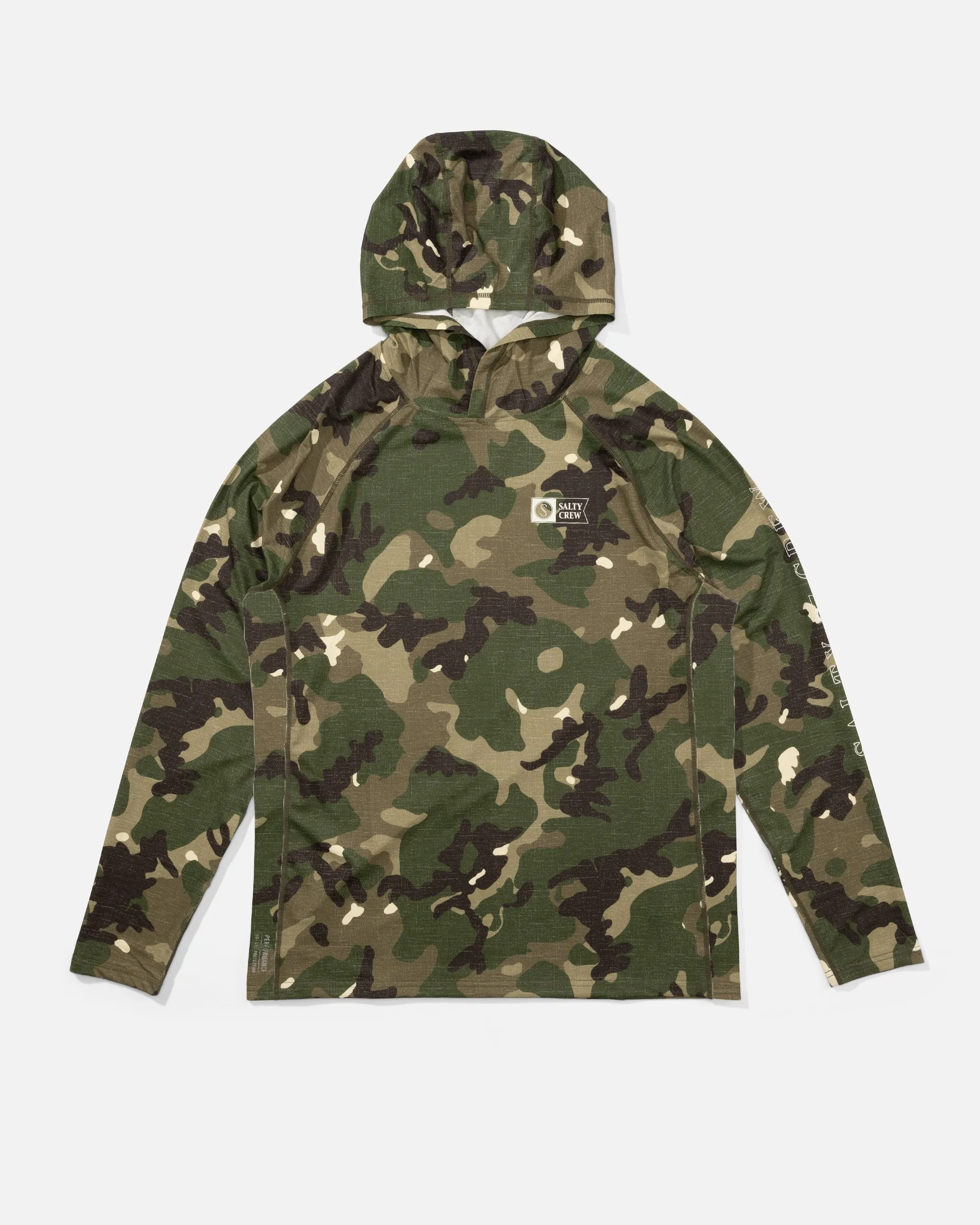 Apex Perforated Sunshirt Hoodie - Camo sold by Salty Crew