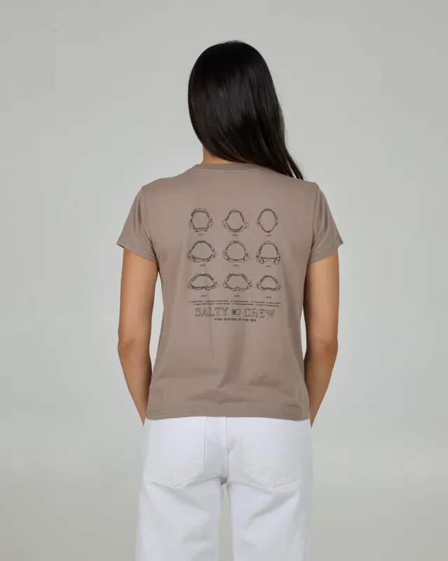 Jawbone Modern Tee - Taupe sold by Salty Crew