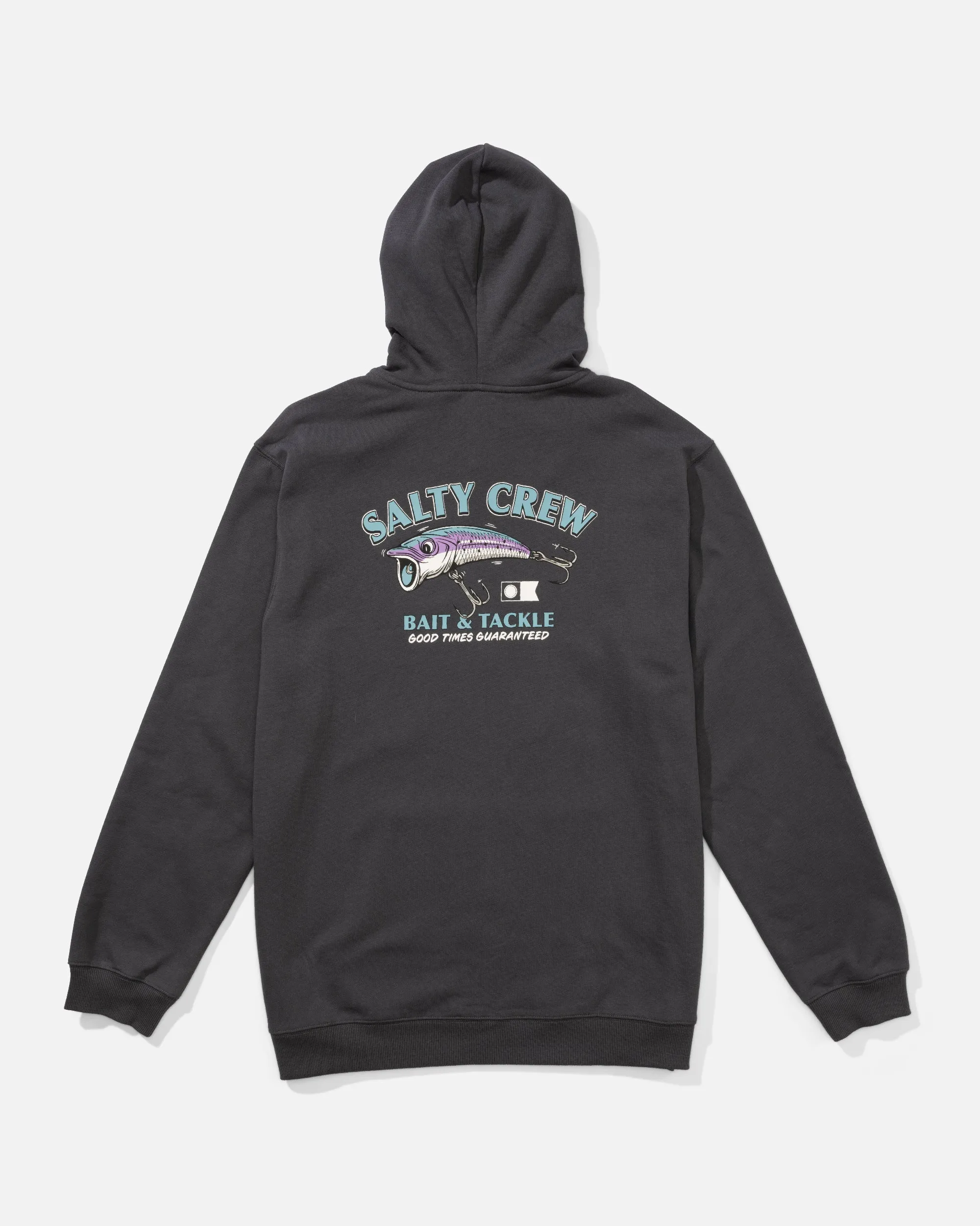 Snag It Zip Fleece Hoodie - Charcoal sold by Salty Crew