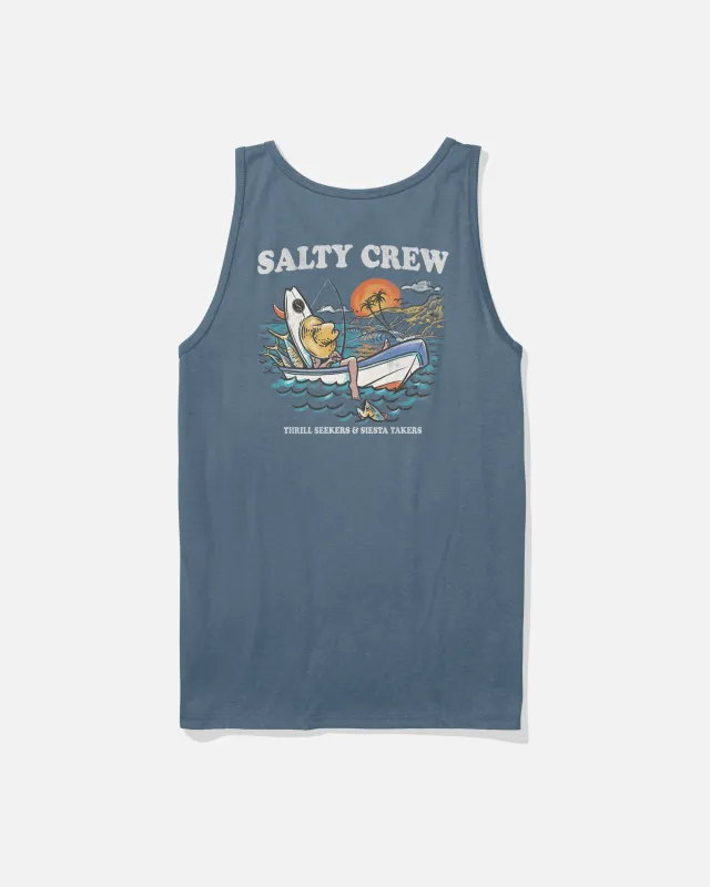Down Time Tank - Slate made by Salty Crew