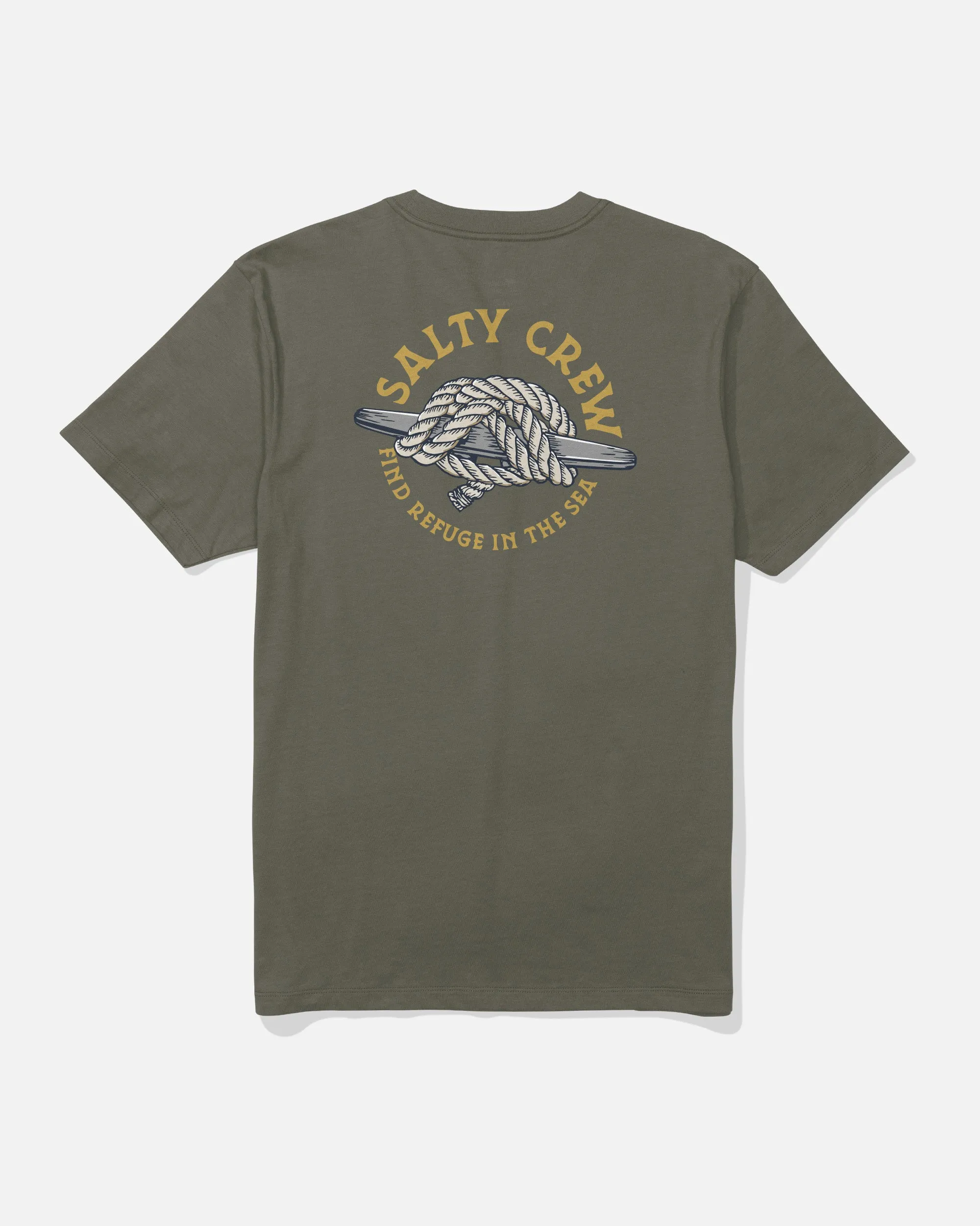 Cleat Knott Tee - Dusty Olive sold by Salty Crew