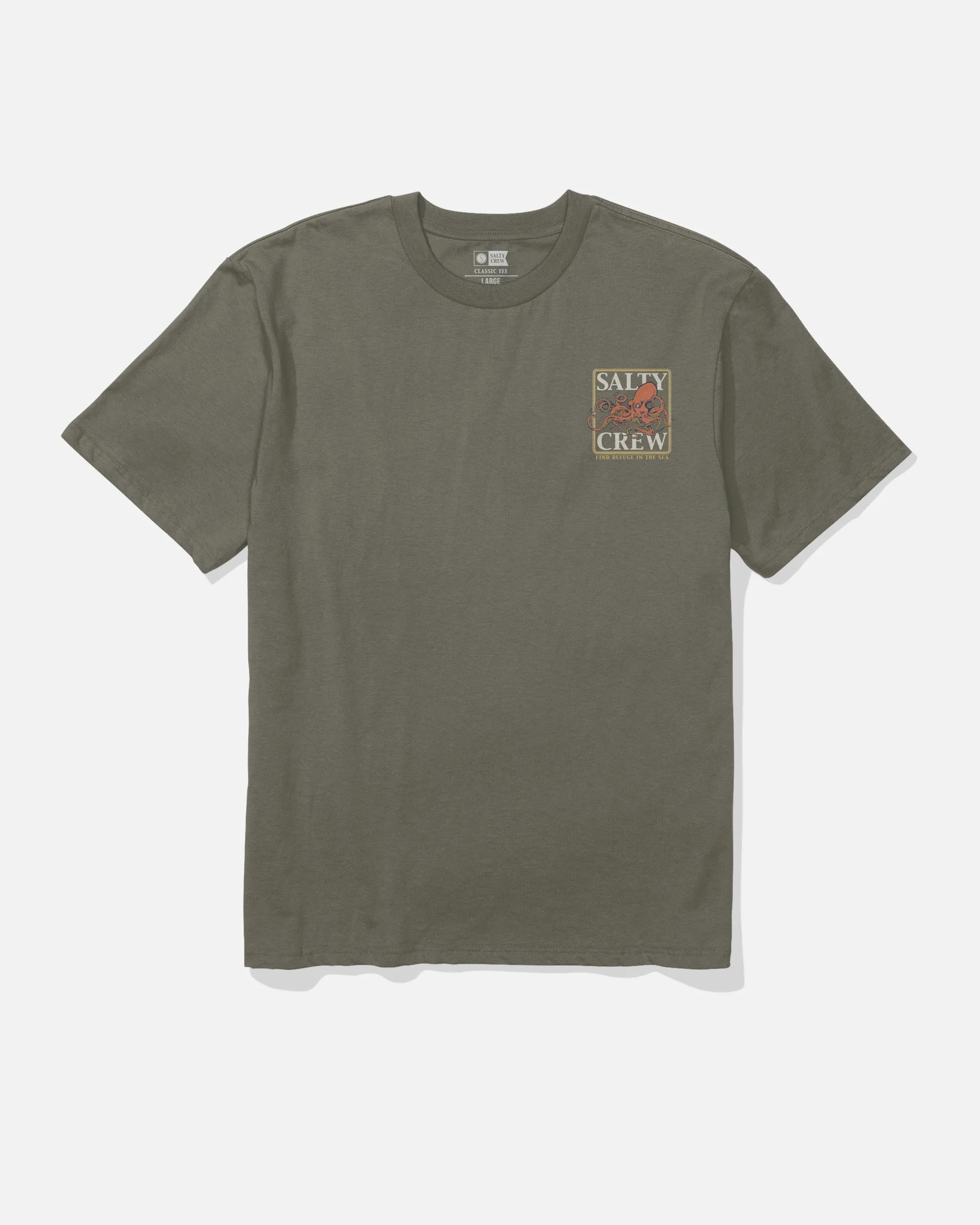 Ink Slinger Classic Tee - Dusty Olive sold by Salty Crew product image thumbnail 2