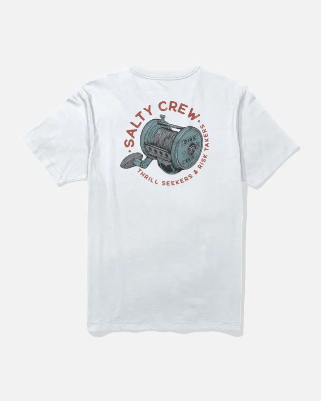 Reel Good Tee - White made by Salty Crew