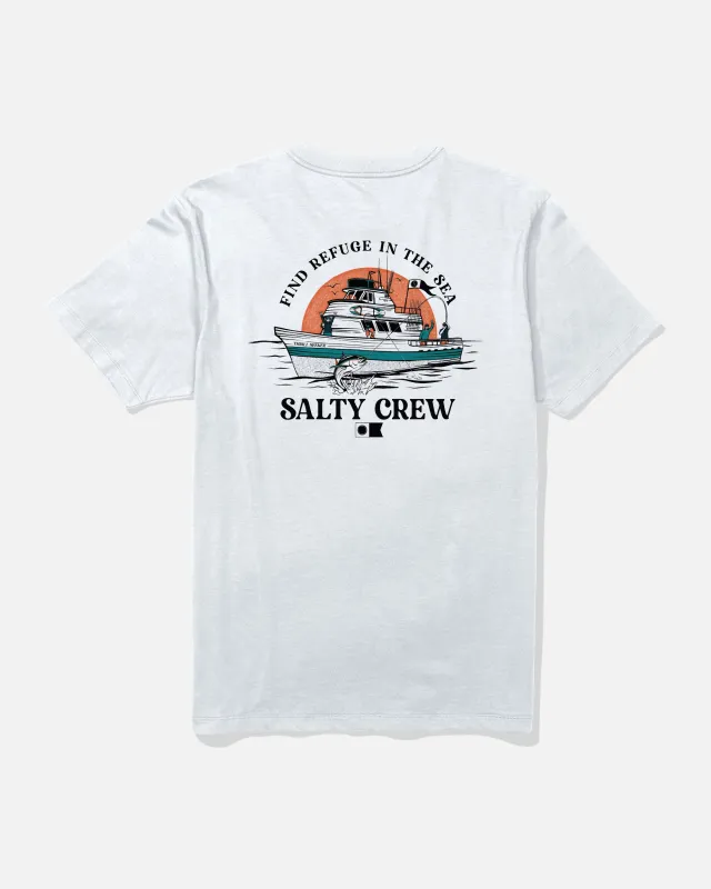 Day Charter Tee - White sold by Salty Crew