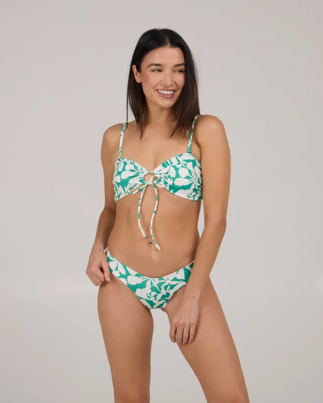 Optical Bandeau Top - Kelly Green sold by Salty Crew