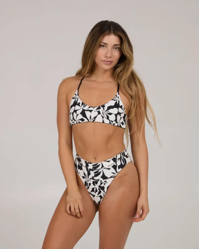 Optical Reversible Bralette Top - Black sold by Salty Crew