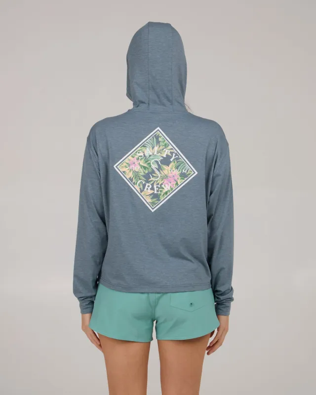 Tippet Fill Tech Hoodie - Fin Blue made by Salty Crew