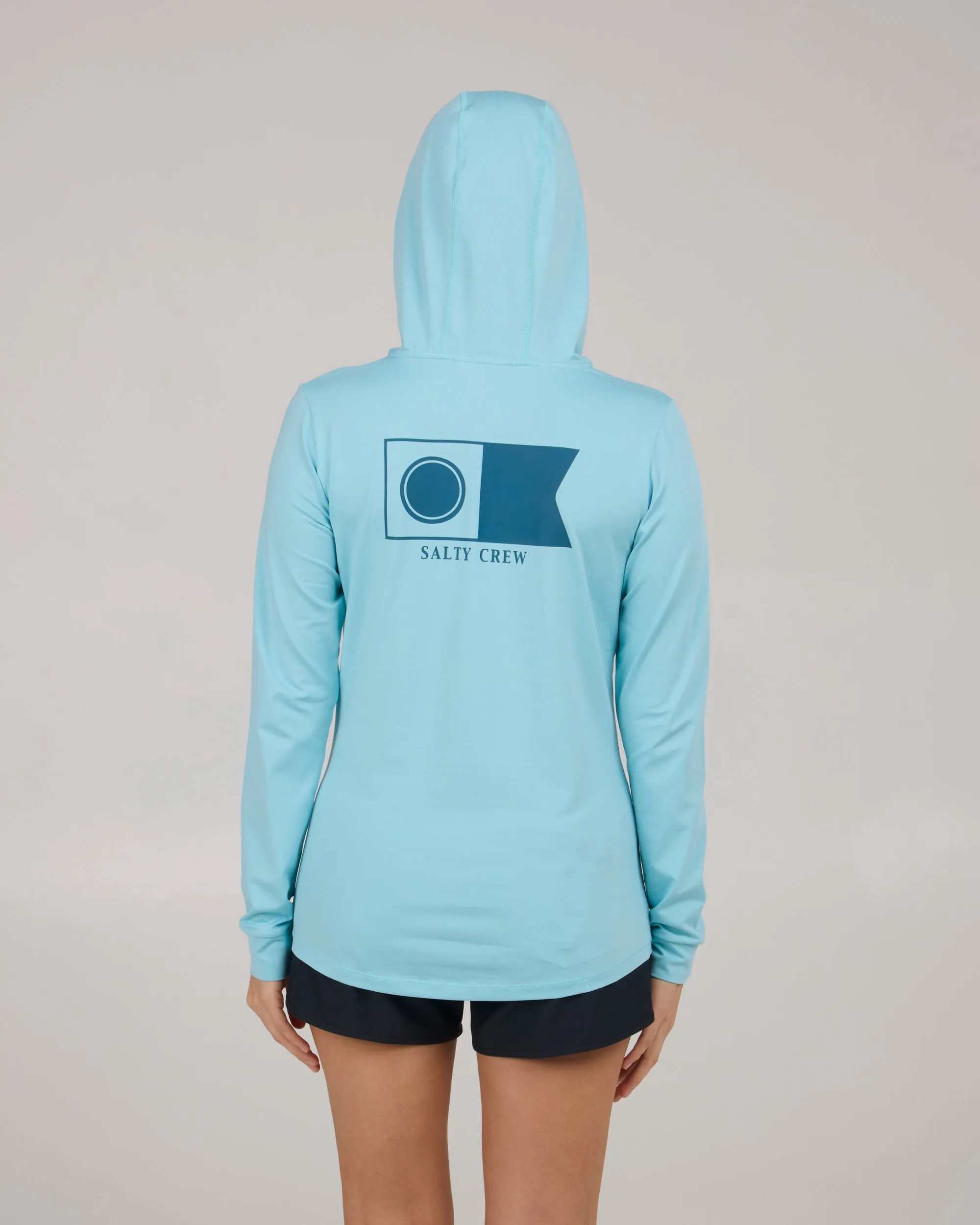 Flagship Sunshirt Hoodie - Pacific Blue sold by Salty Crew