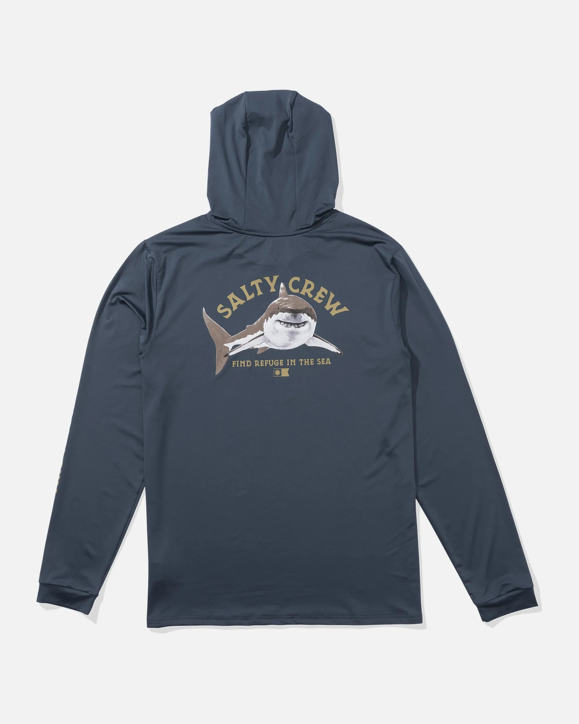 Lurking Sunshirt Hoodie - Bluefin sold by Salty Crew
