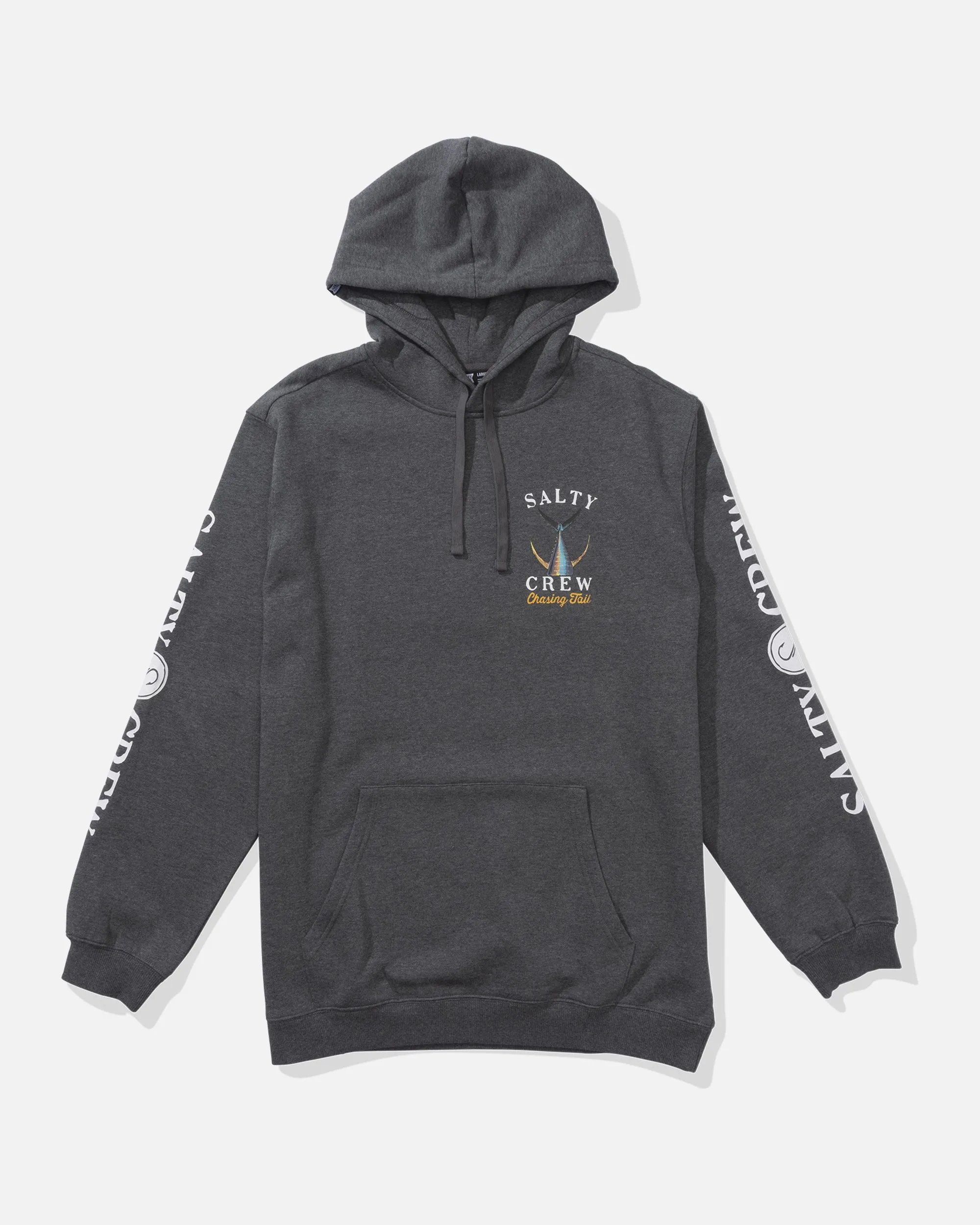 Tailed Fleece Hoodie - Gunmetal Heather sold by Salty Crew product image thumbnail 2