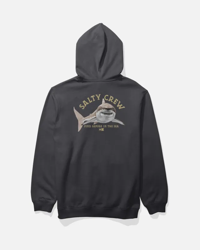 Lurking Fleece Hoodie - Black sold by Salty Crew