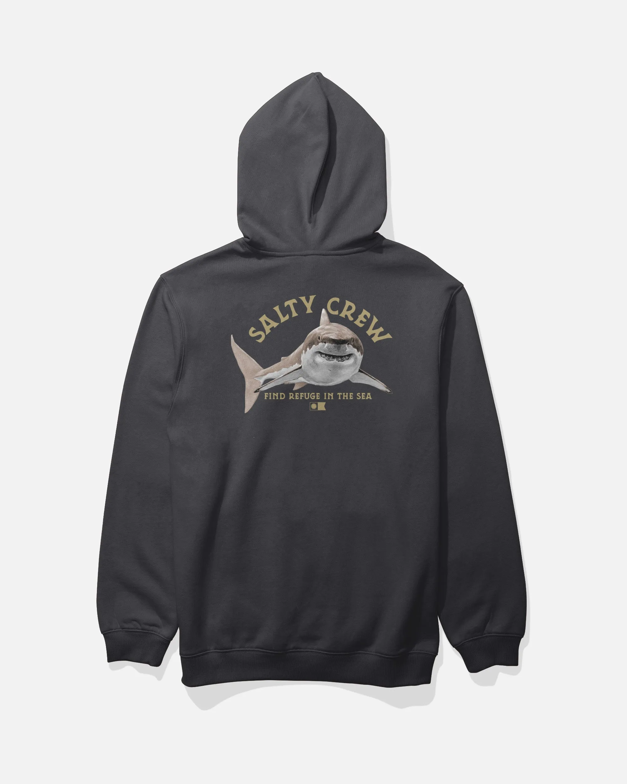 Lurking Fleece Hoodie - Black sold by Salty Crew