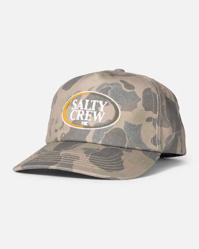 A-Frame 5 Panel Hat - Sand Camo made by Salty Crew