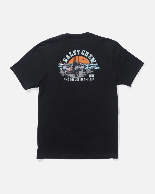 Lifted Tee - Black sold by Salty Crew