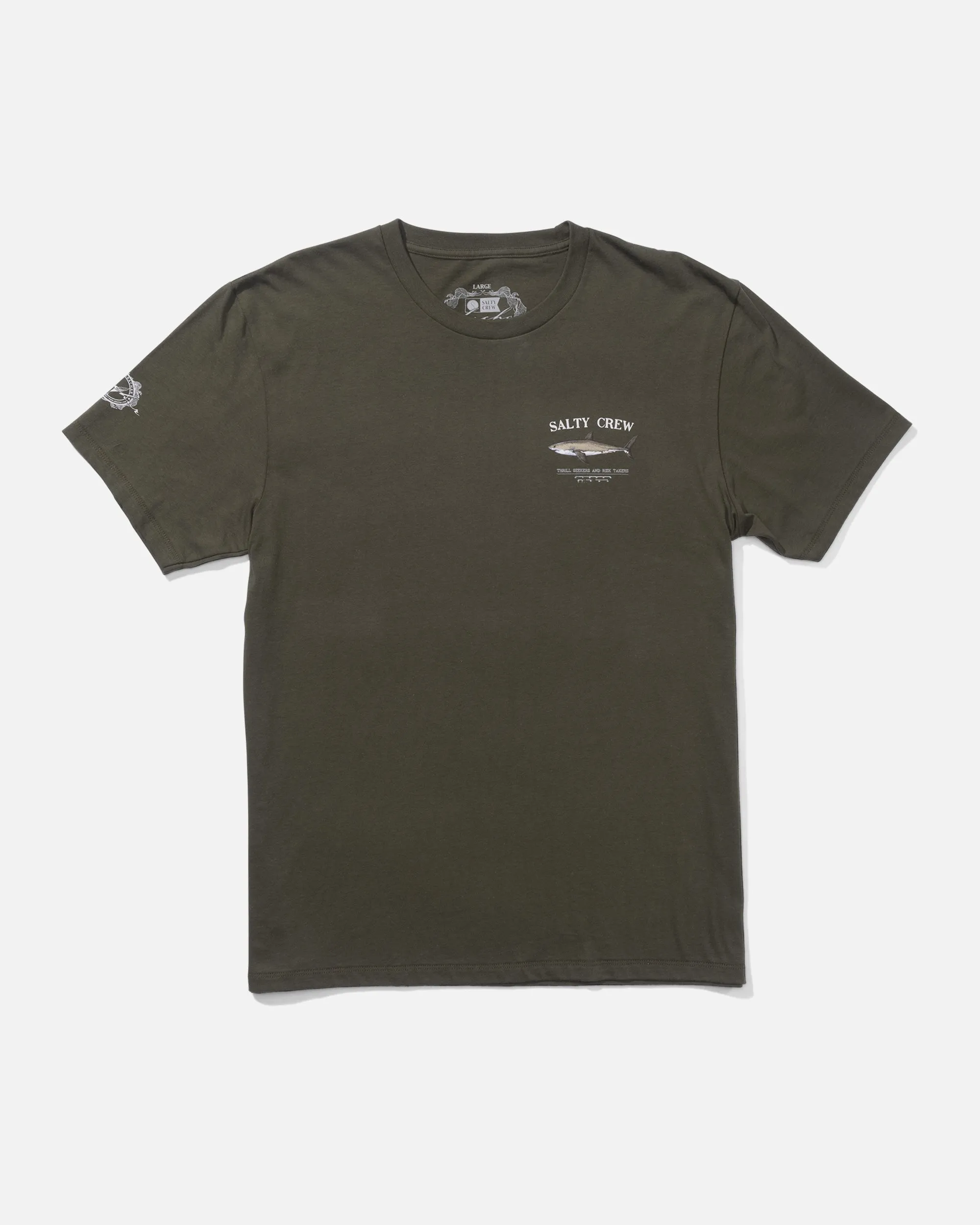 Bruce Tee - Dusty Olive sold by Salty Crew product image thumbnail 2