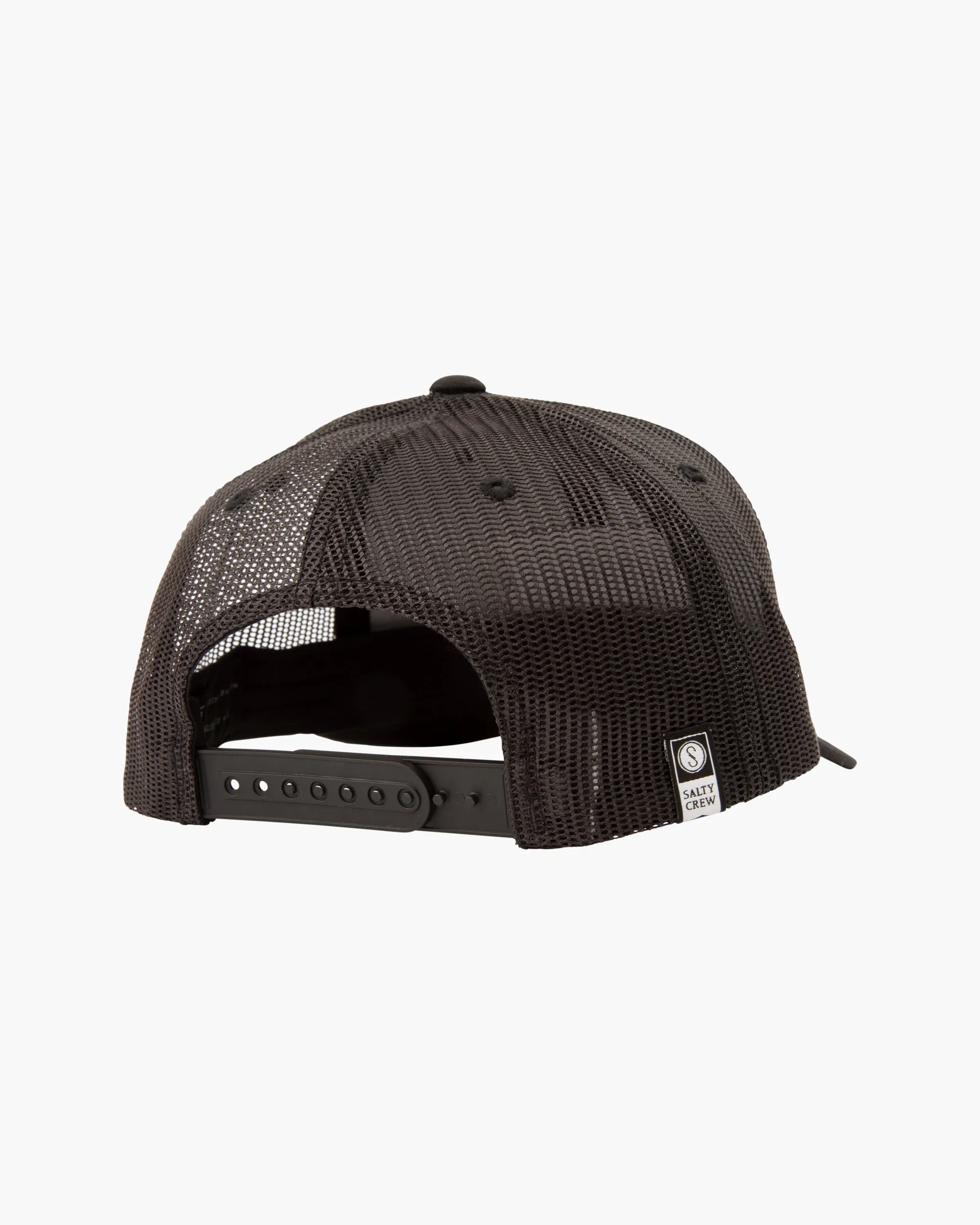 Pinnacle 2 Retro Trucker Hat - Black sold by Salty Crew product image thumbnail 2