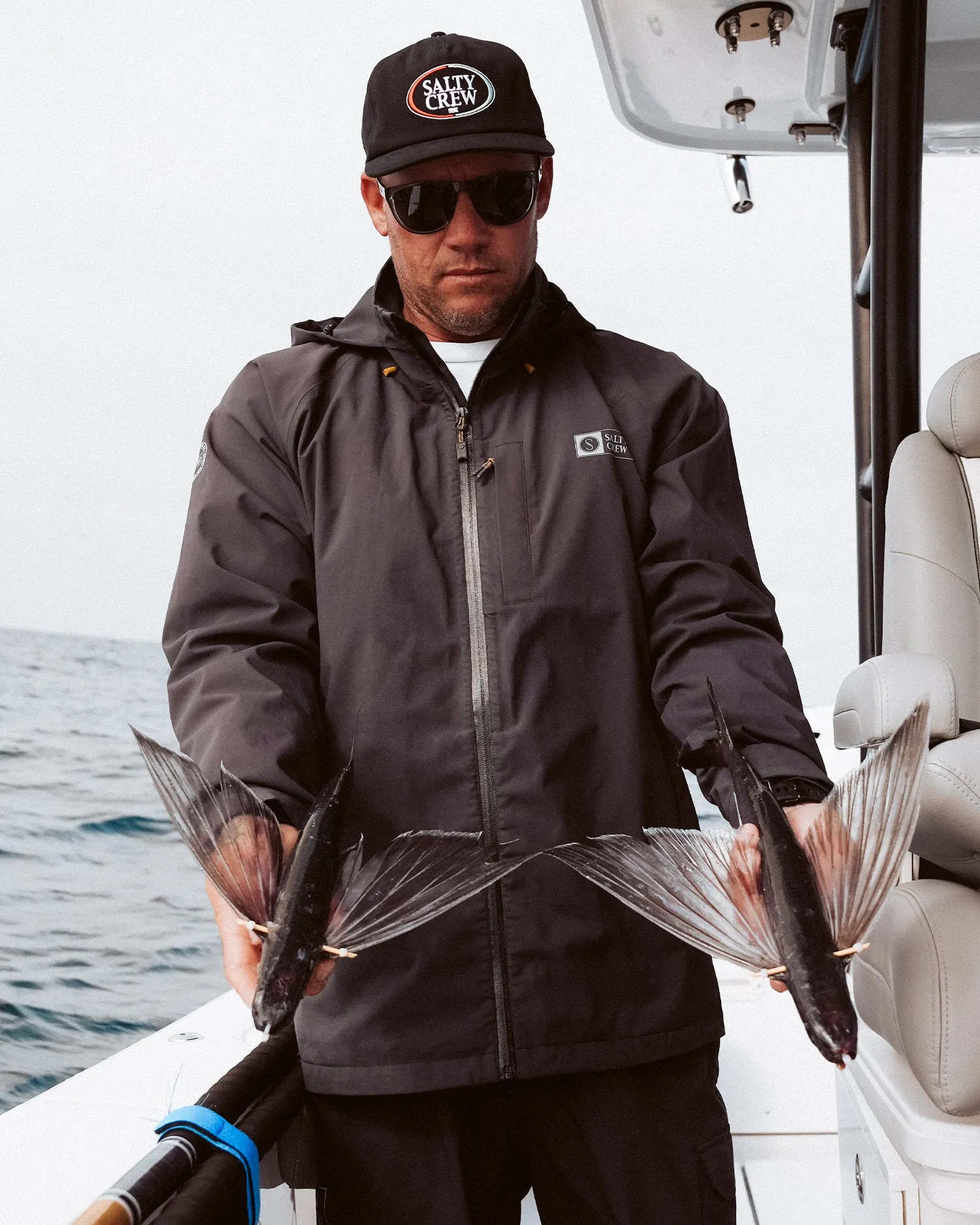 Long Range Jacket - Black sold by Salty Crew