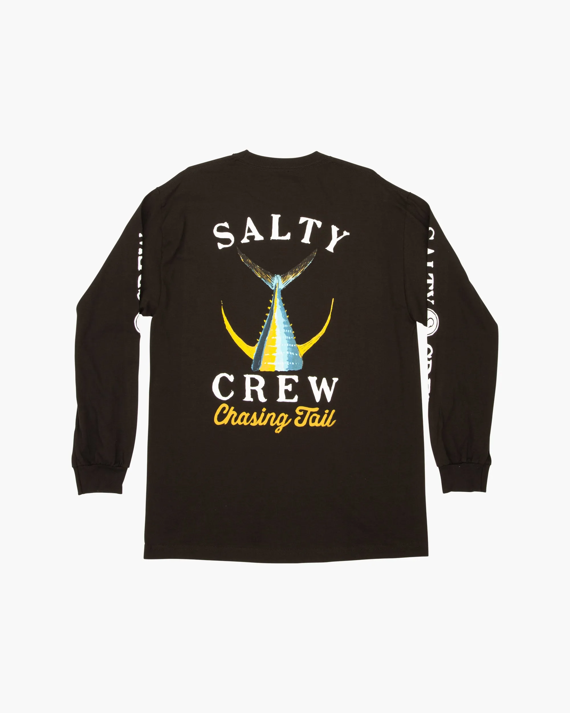 Tailed Classic Long Sleeve Tee - Black sold by Salty Crew product image thumbnail 3