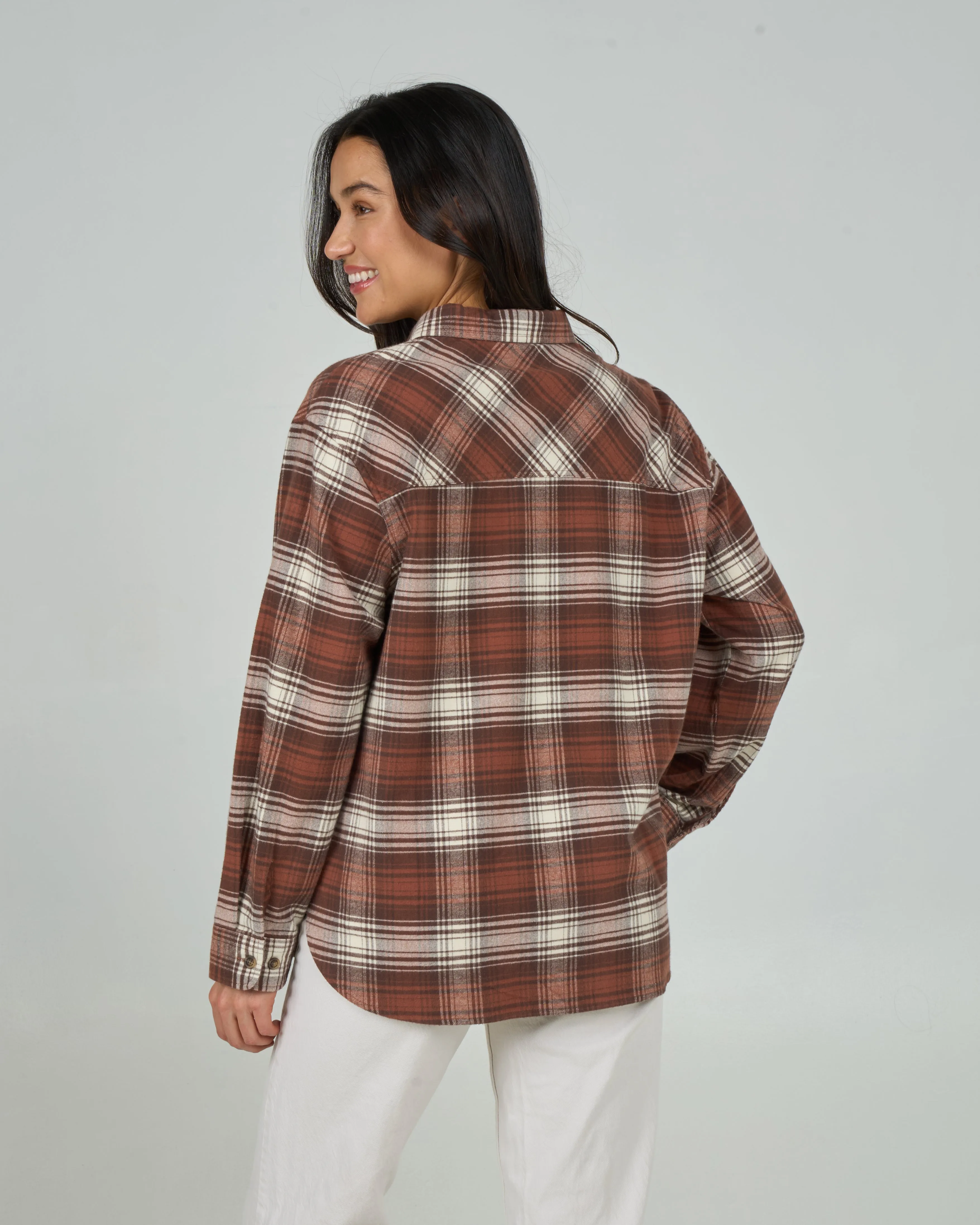 Shore Break Flannel - Rustic Red sold by Salty Crew product image thumbnail 3