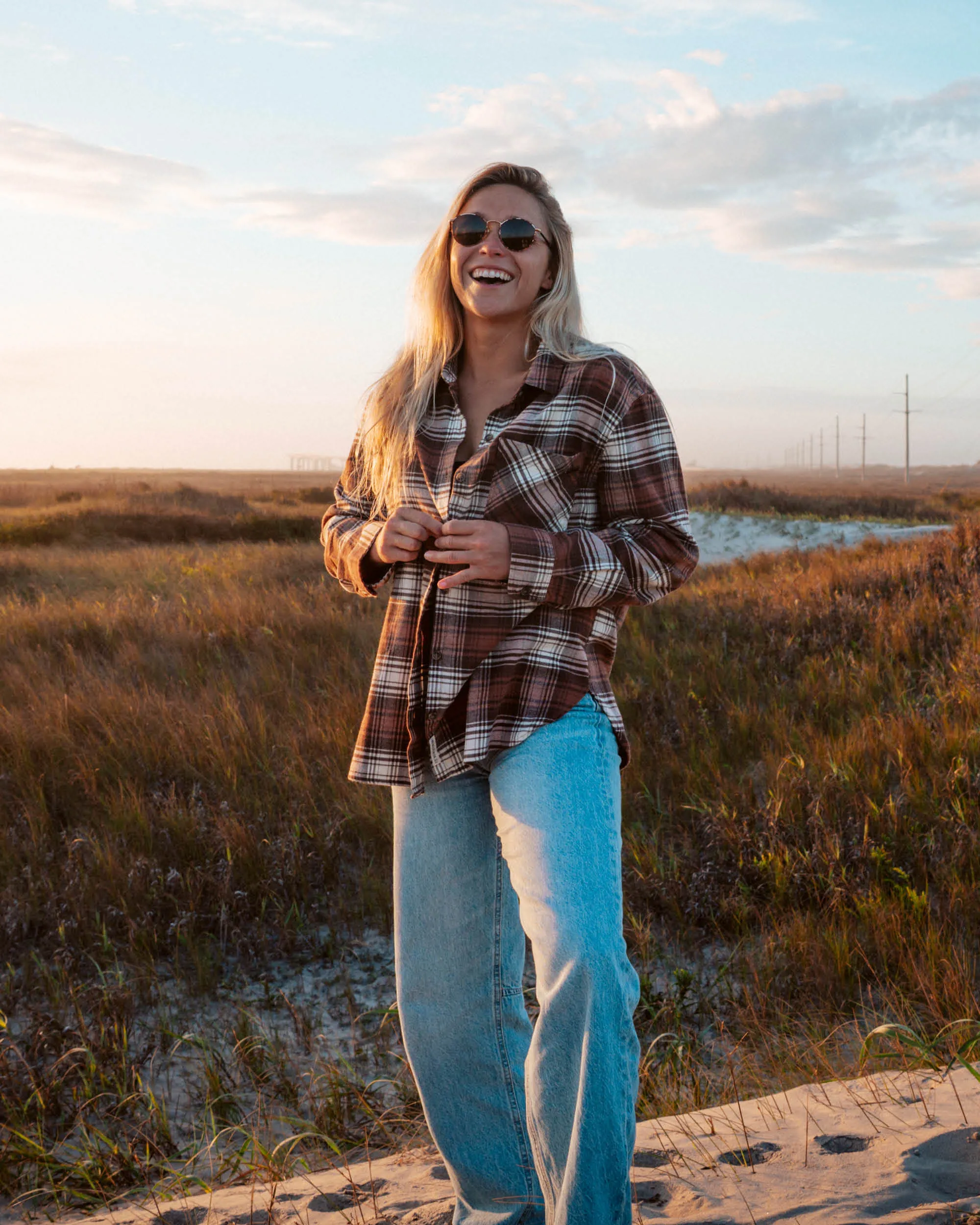 Shore Break Flannel - Rustic Red sold by Salty Crew product image thumbnail 4