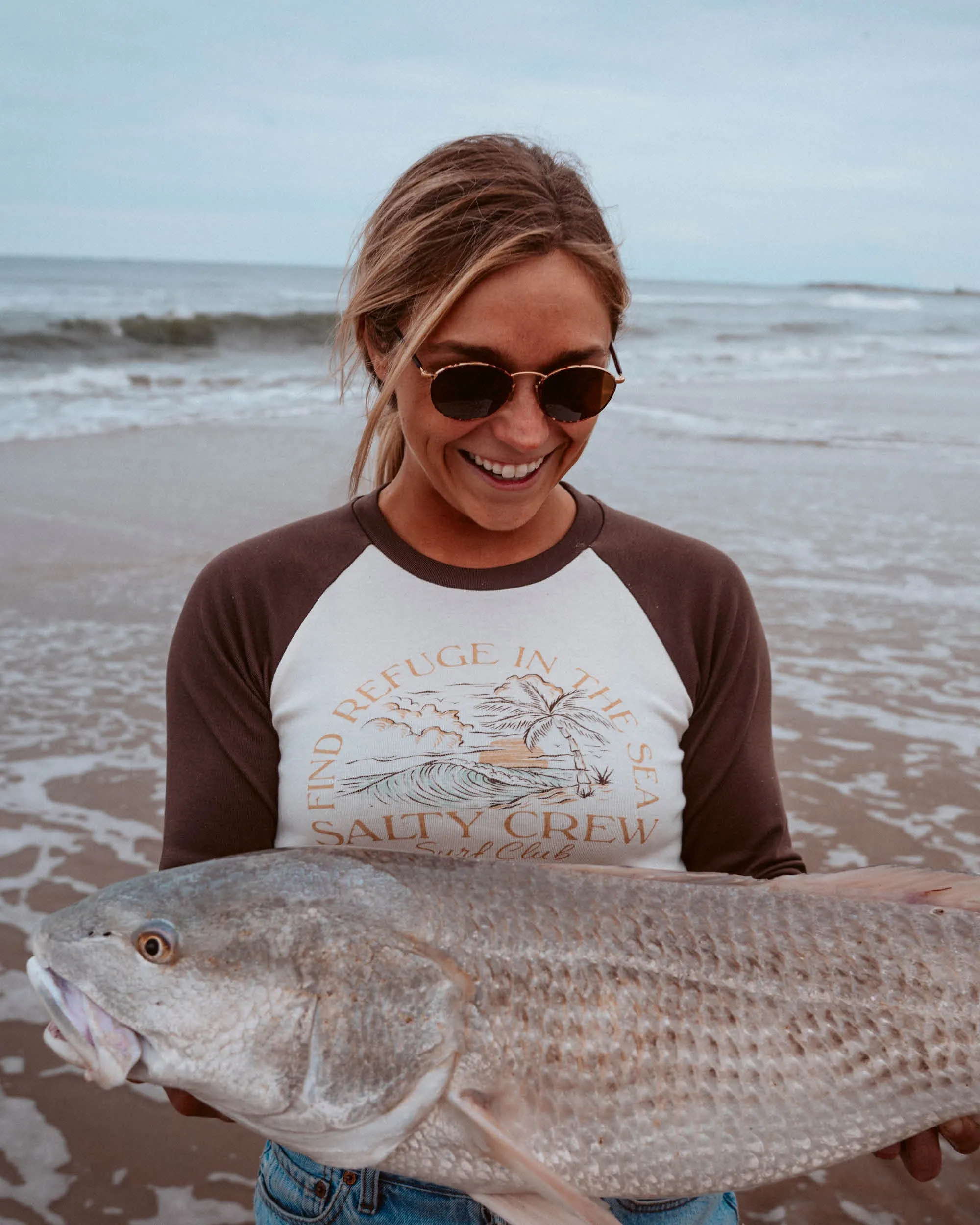 Surf Club Long Sleeve - Espresso sold by Salty Crew